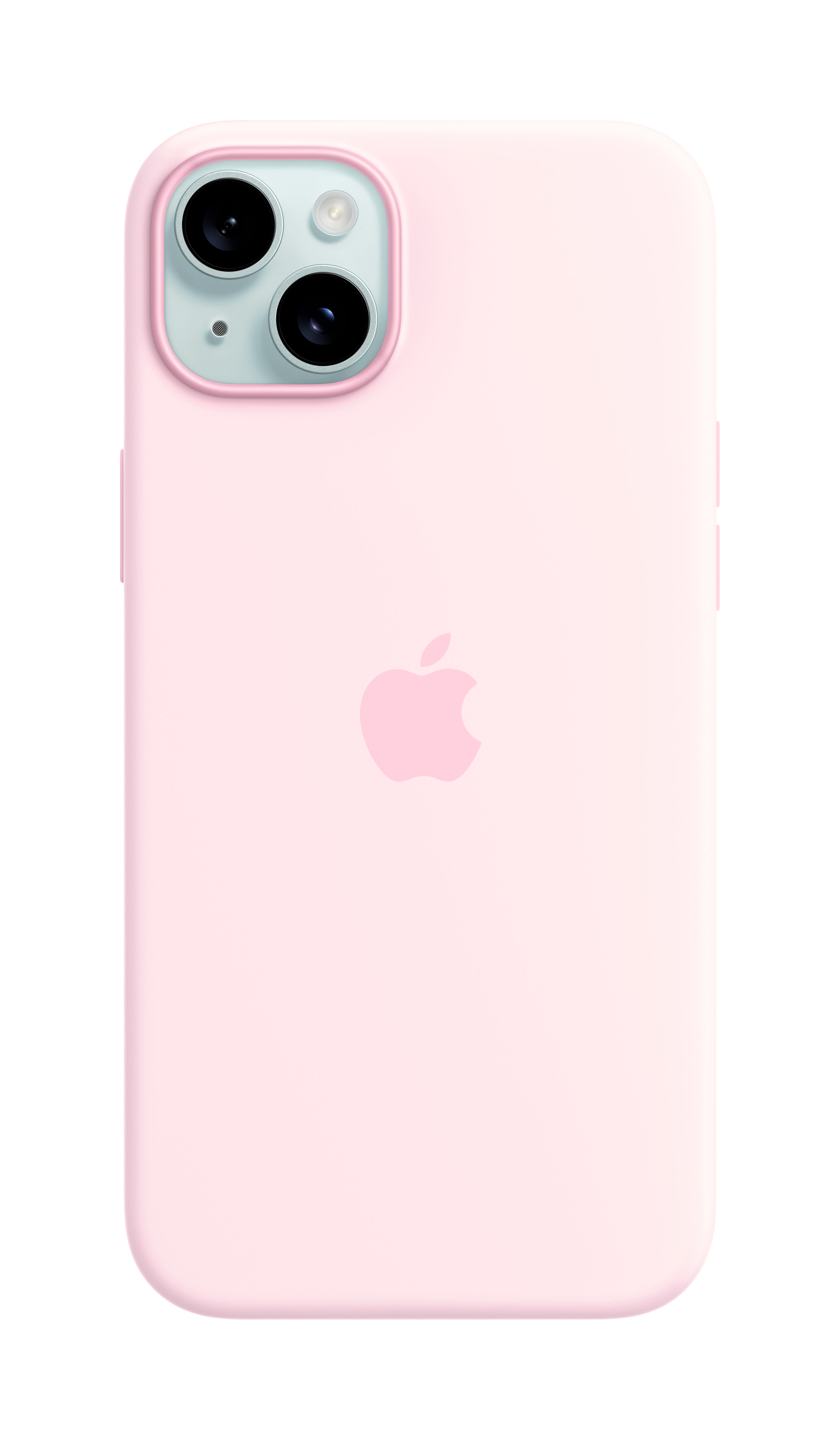 iPhone 15 Plus Silikone Case mit MagSafe - Light Pink