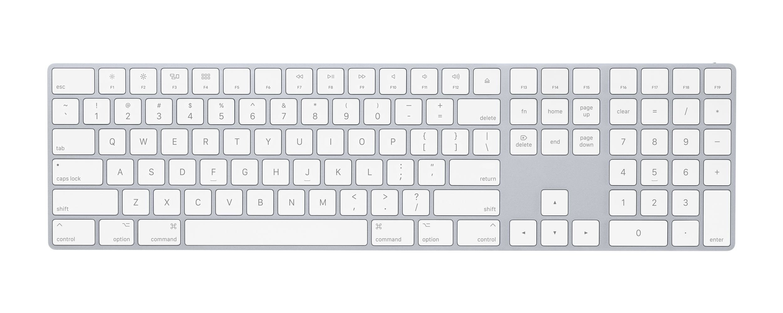 Apple Magic Keyboard - English mit Ziffernblock (int. English)