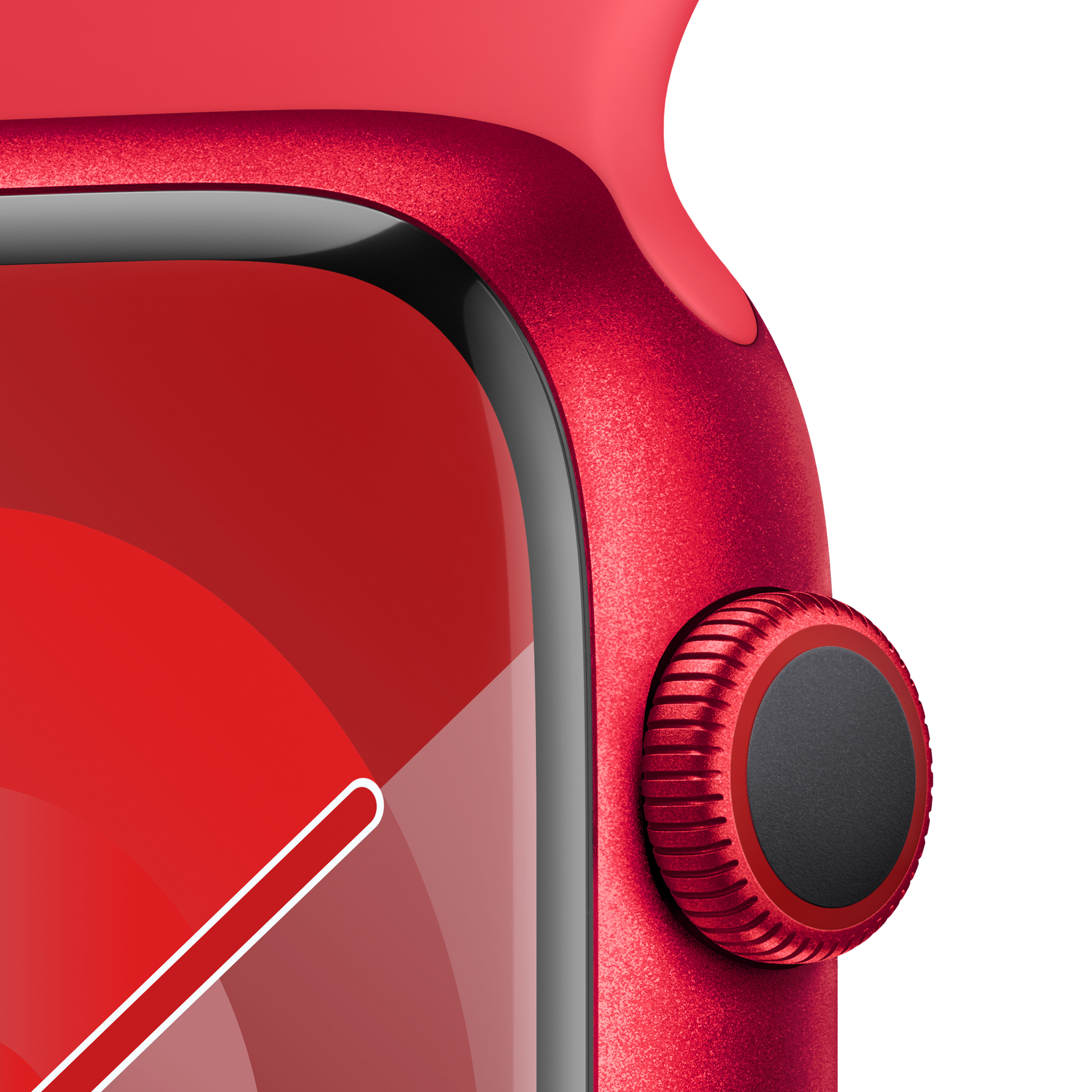 Apple Watch Series 9 GPS + Cellular 45mm (PRODUCT)RED Aluminium Case mit (PRODUCT)RED Sportband - M/L