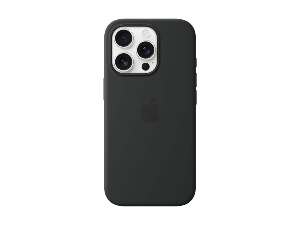 Apple iPhone 16 Pro Silicone Case with MagSafe - Black
