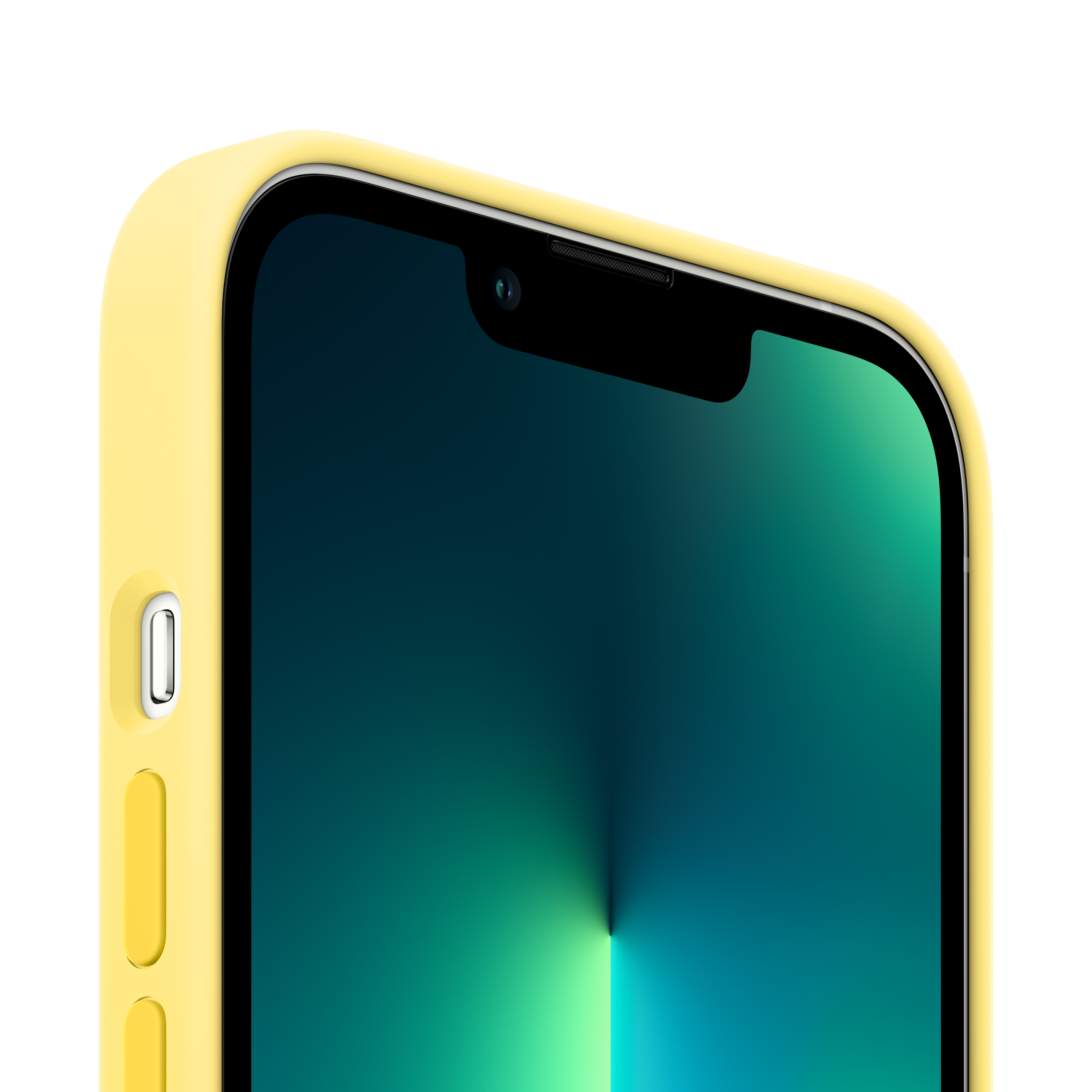 iPhone 13 Pro Silikoncase mit MagSafe – Zitronenschale