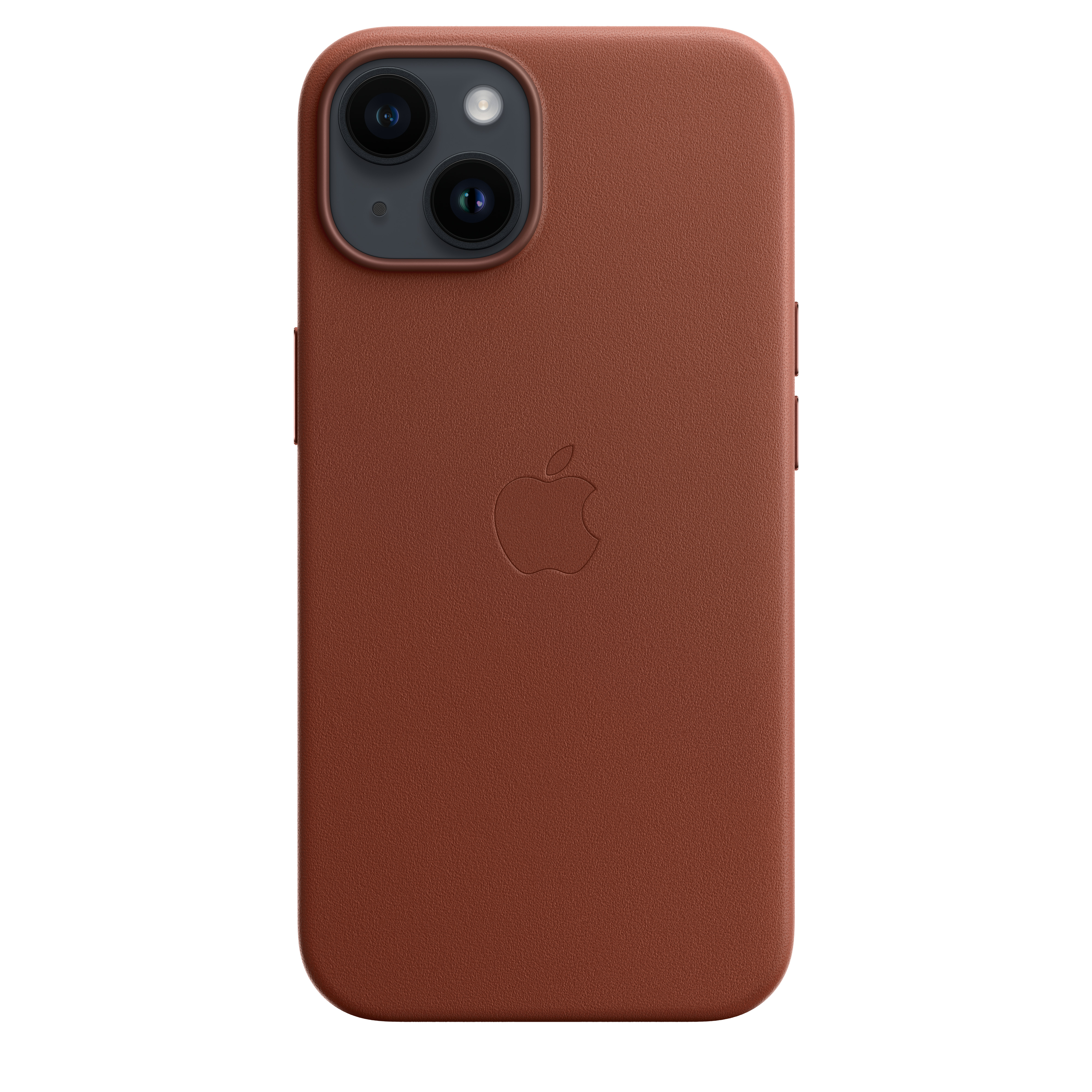 Apple Leder Case iPhone 14 mit MagSafe (umbra)