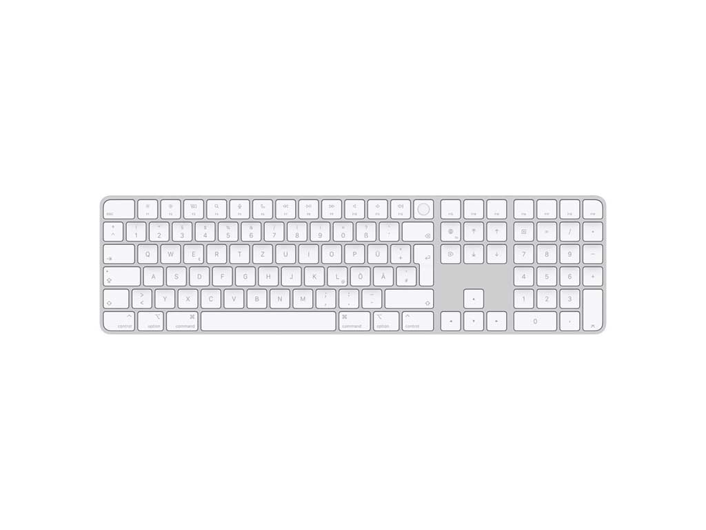 Apple Magic Keyboard mit Touch ID und Ziffernblock (weiß)