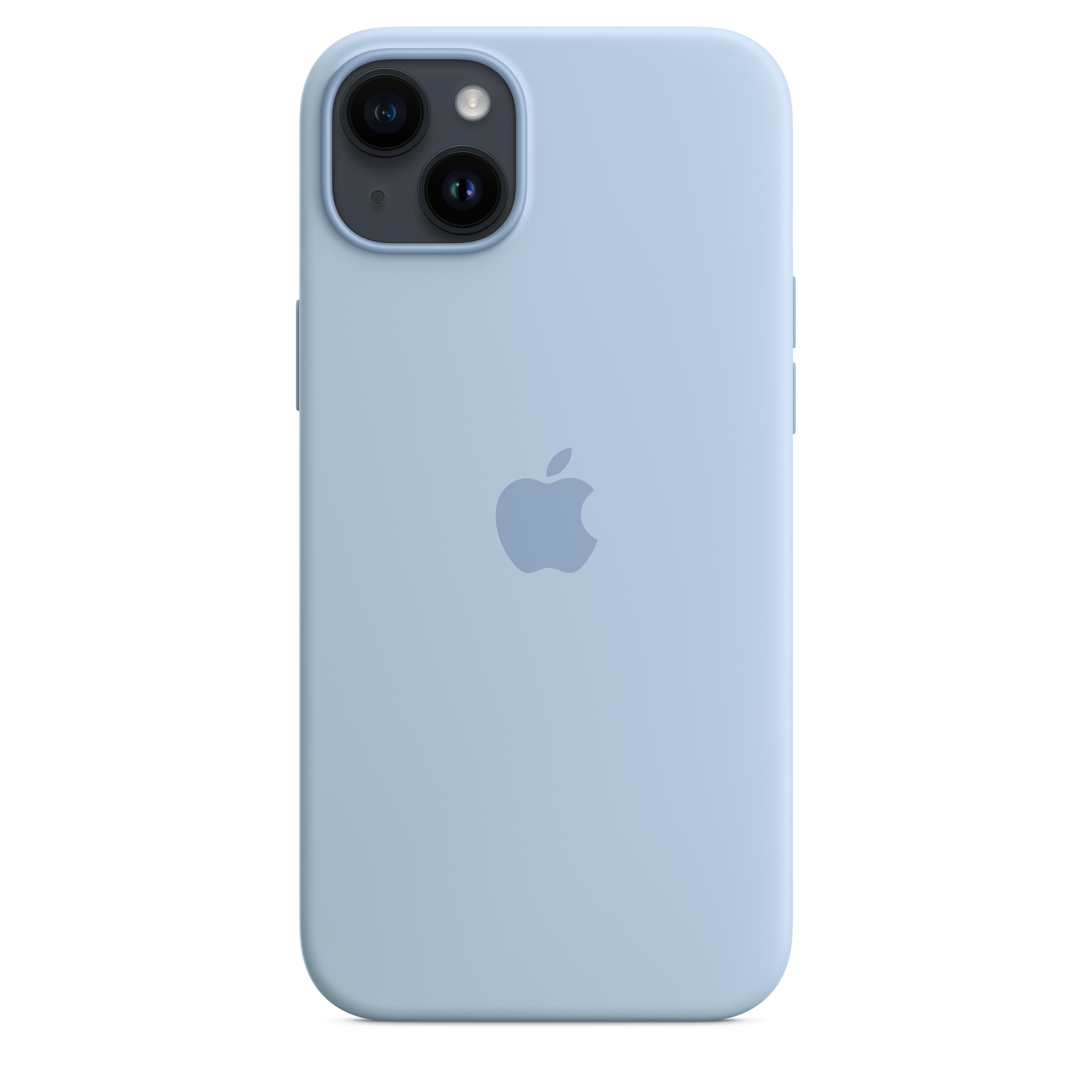 Apple Silikon Case iPhone 14 Plus mit MagSafe (himmel)