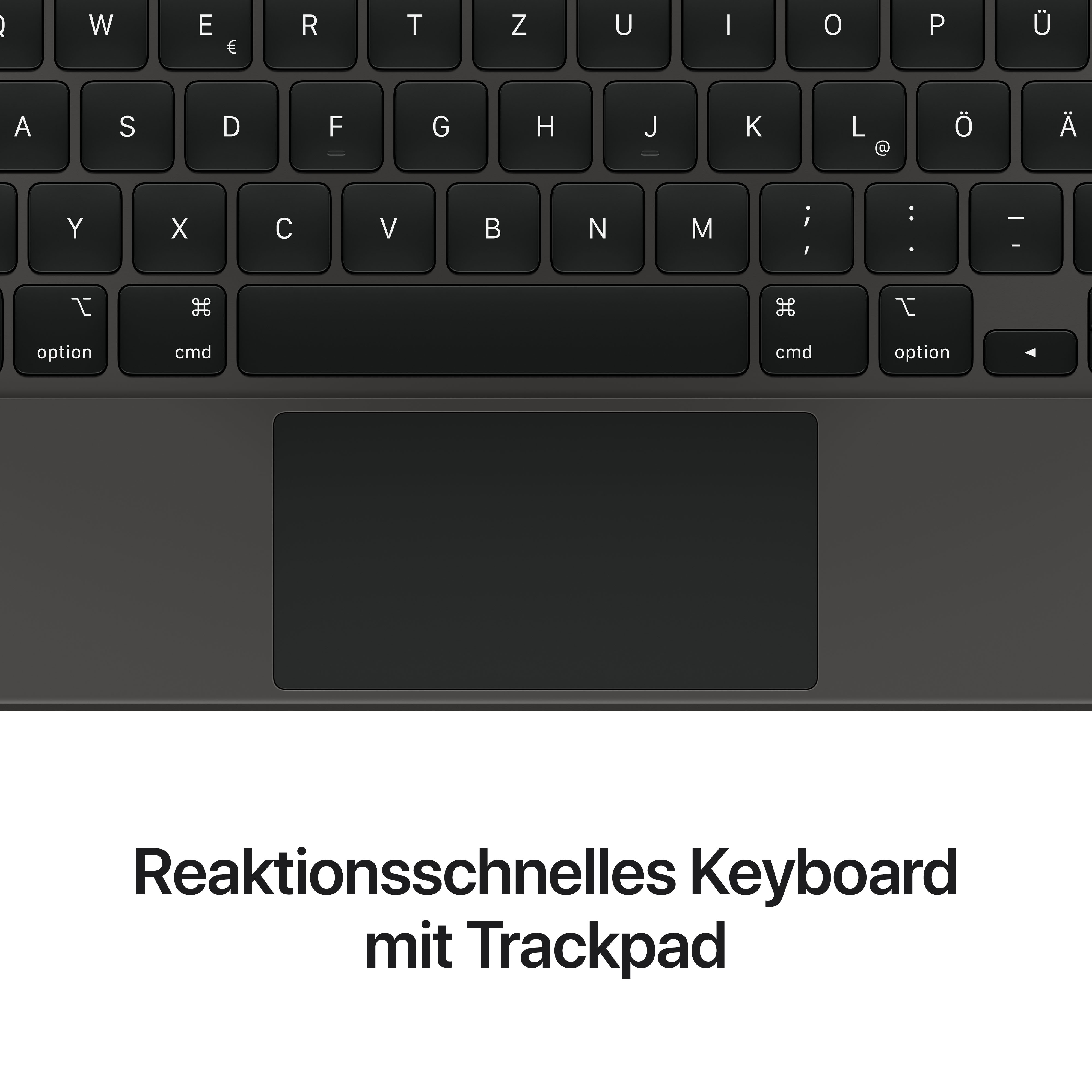 Apple Magic Keyboard for iPad Pro 13" (M4/M5) - Deutsch - Black / Schwarz