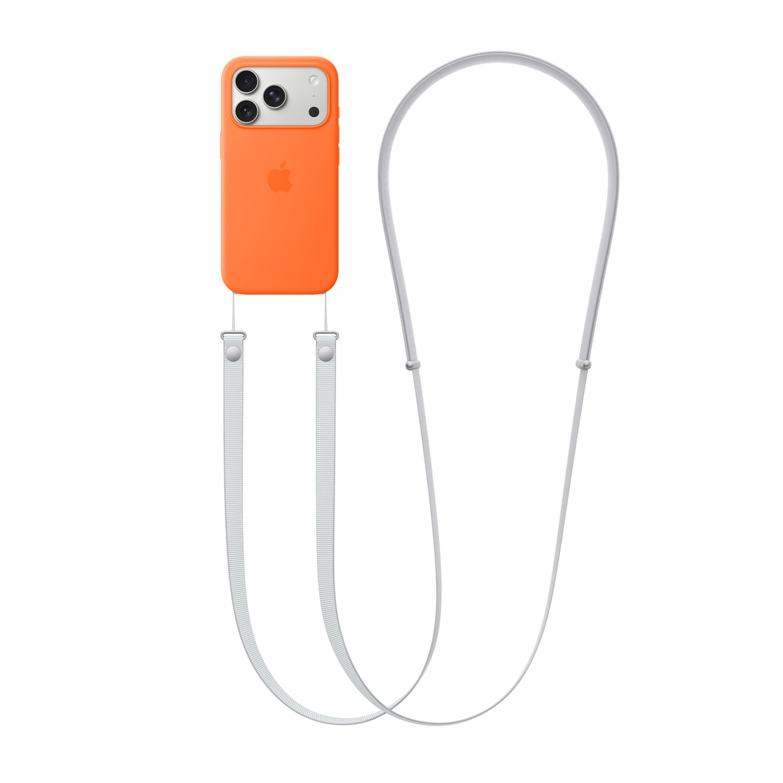 Apple Crossbody Band - Light Gray / Hellgrau