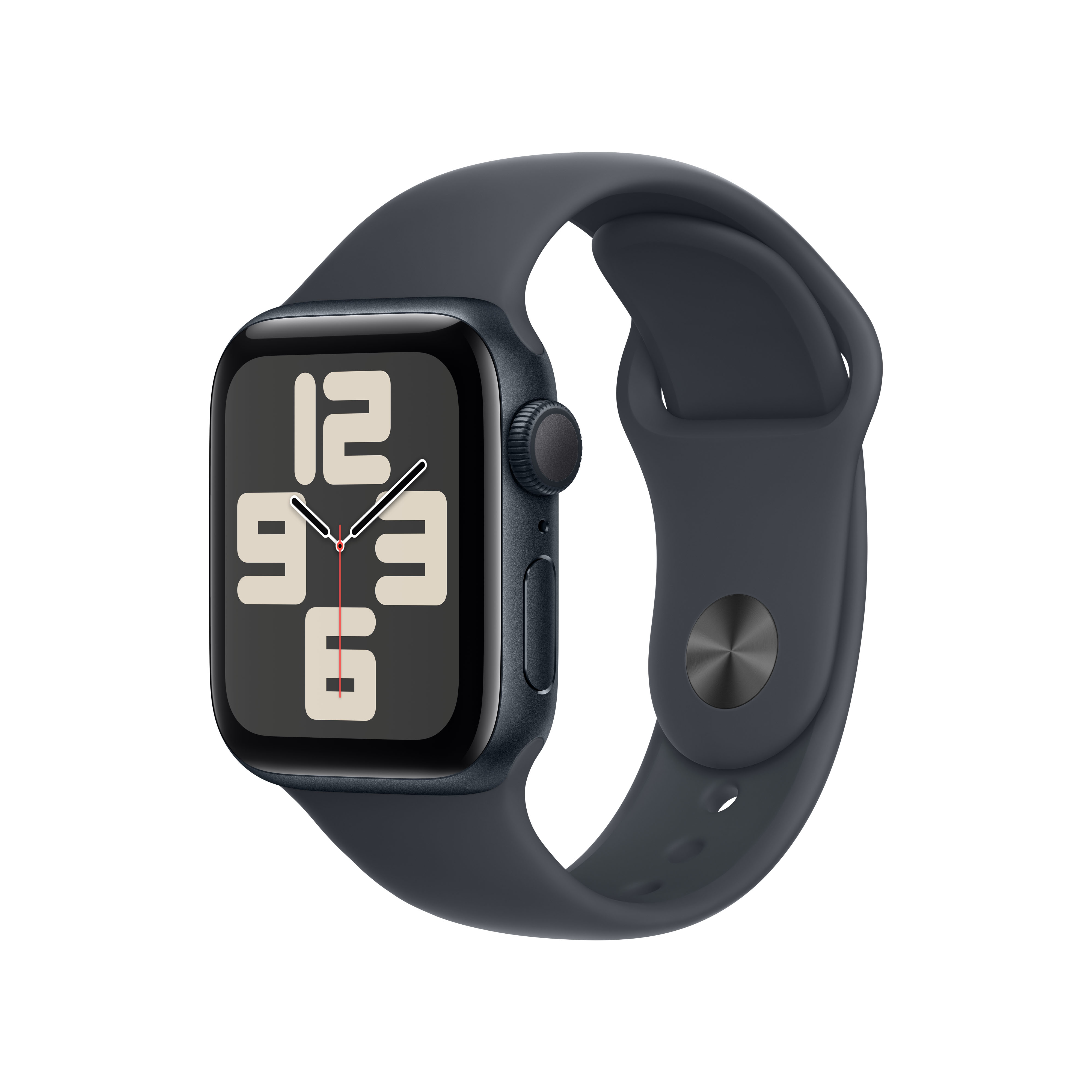 Apple Watch SE GPS 40mm Mitternacht (Midnight) Aluminium Gehäuse mit Mitternacht (Midnight) Sport Band - M/L