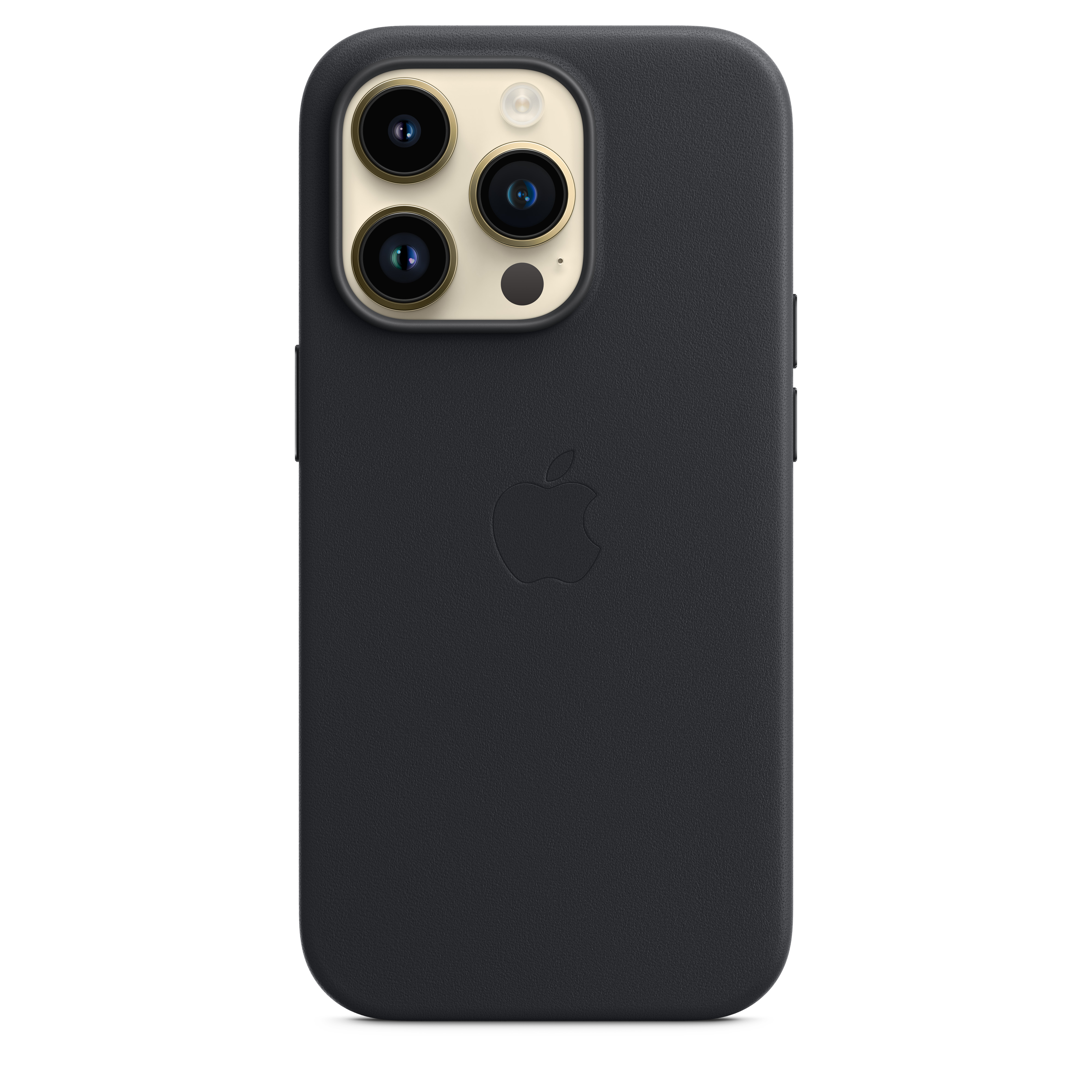 Apple Leder Case iPhone 14 Pro mit MagSafe (mitternacht)