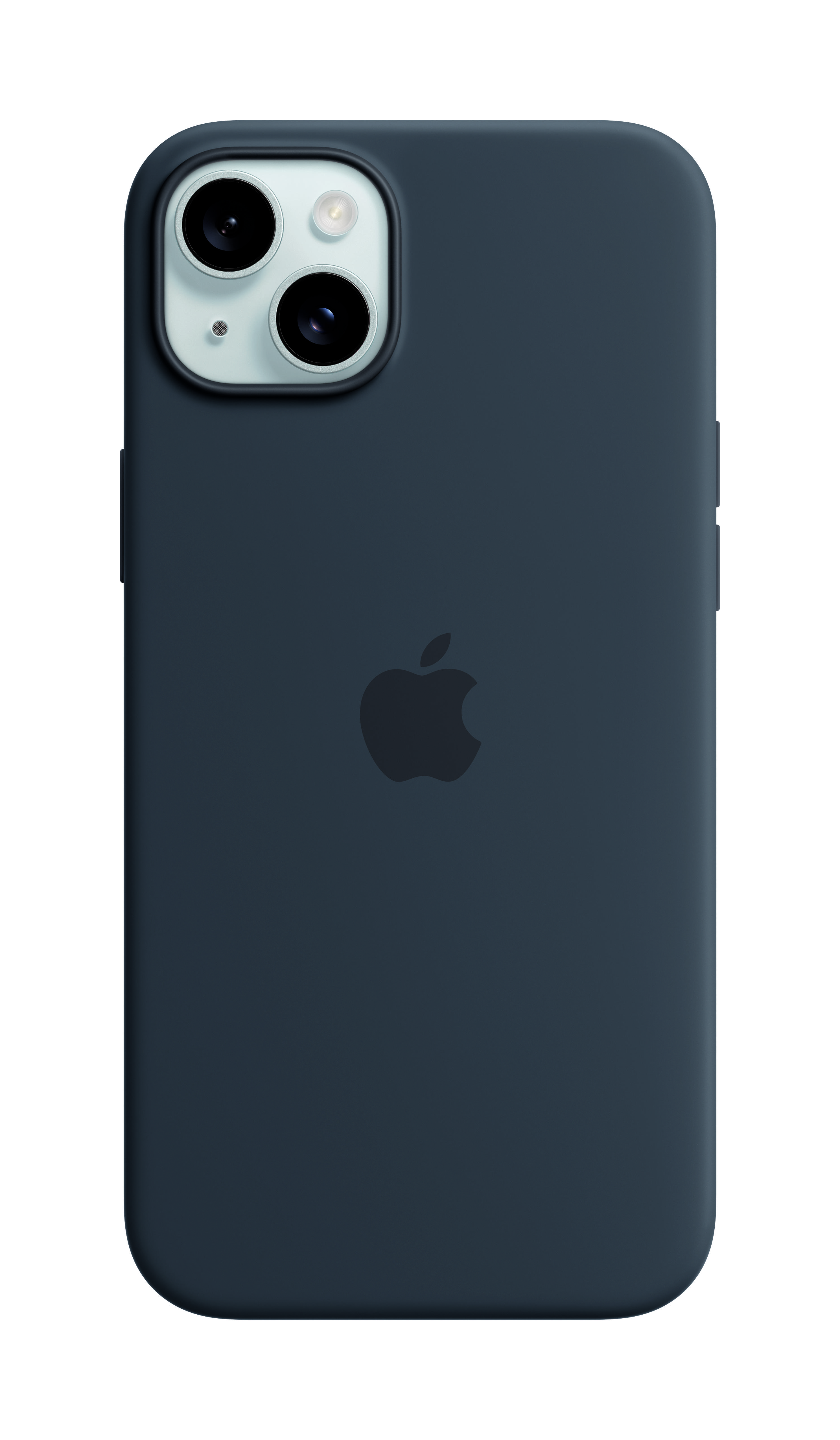 iPhone 15 Plus Silikone Case mit MagSafe - Storm Blue