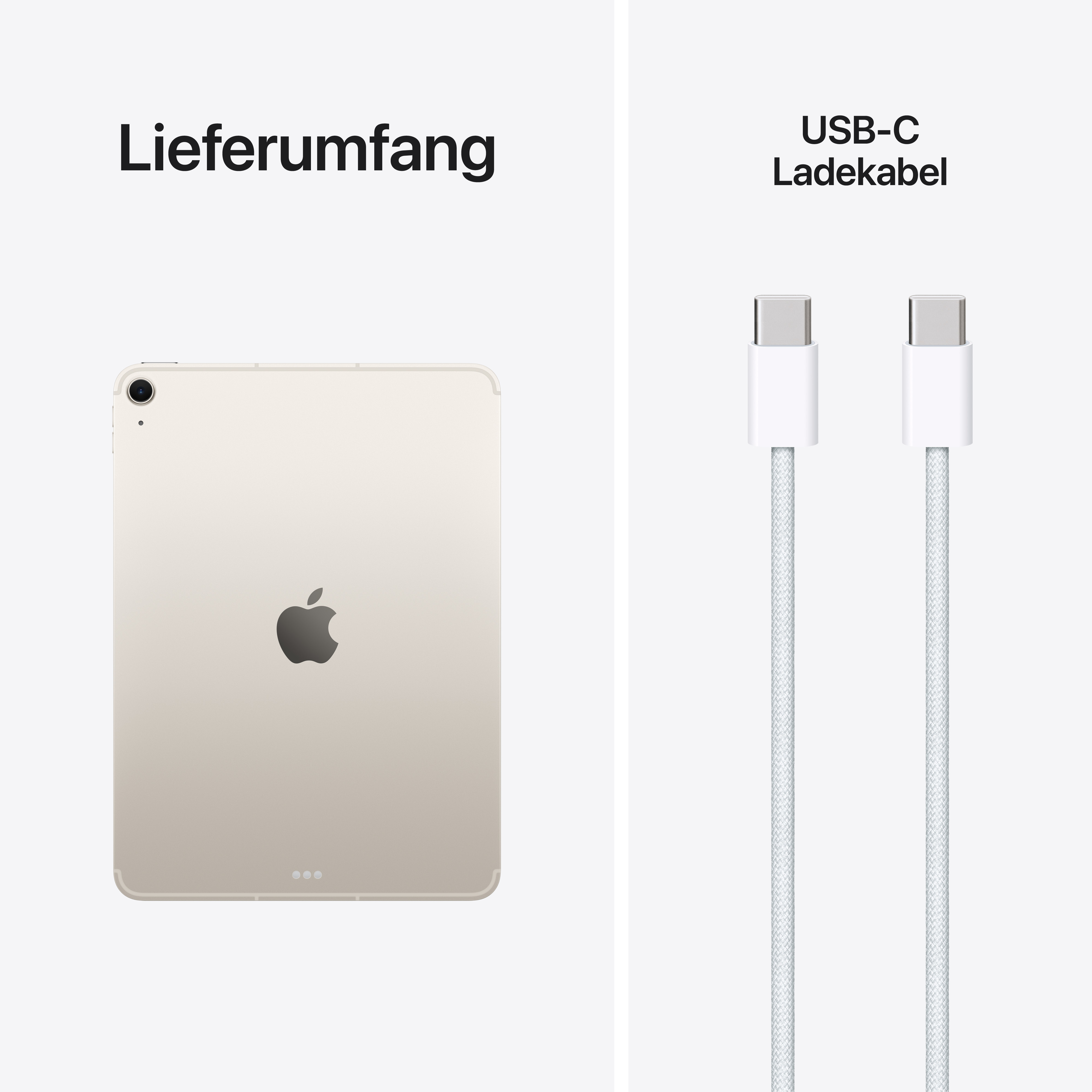 Apple iPad Air 11" Wi-Fi + Cellular 128GB - Polarstern / Starlight (M4)