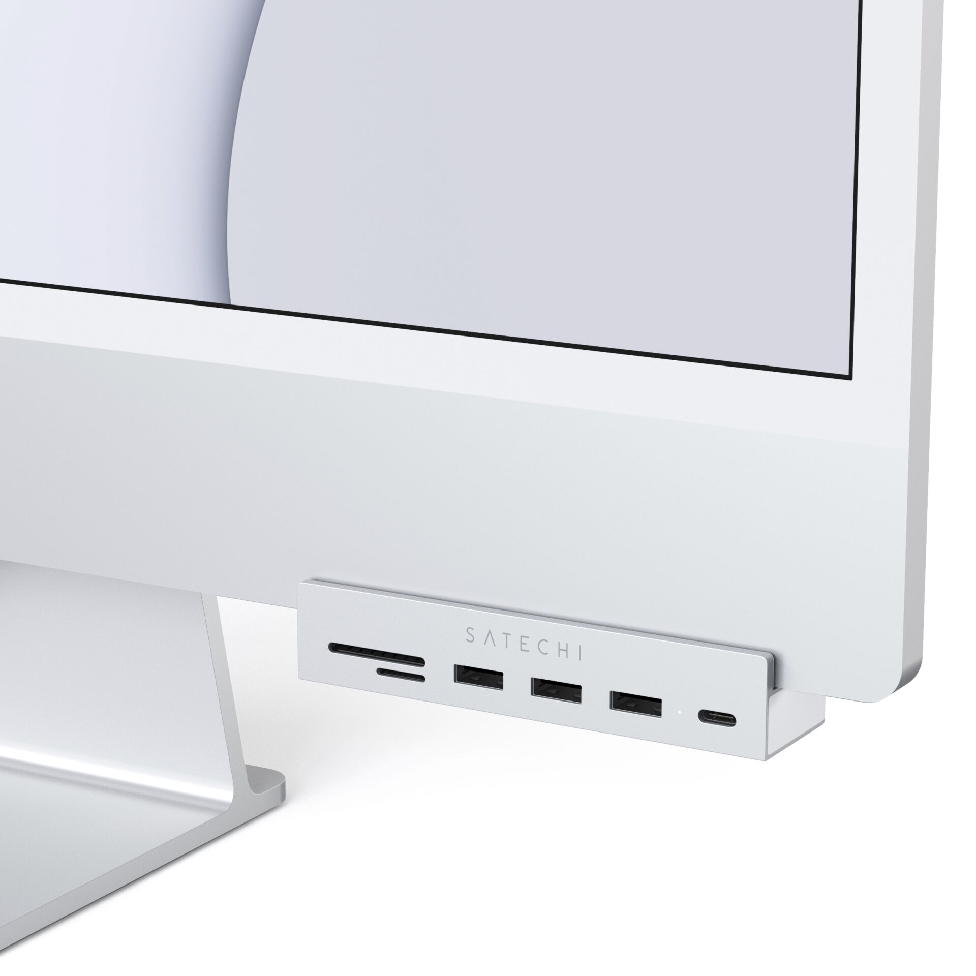 Satechi USB-C Clamp Hub for 24" iMac silver