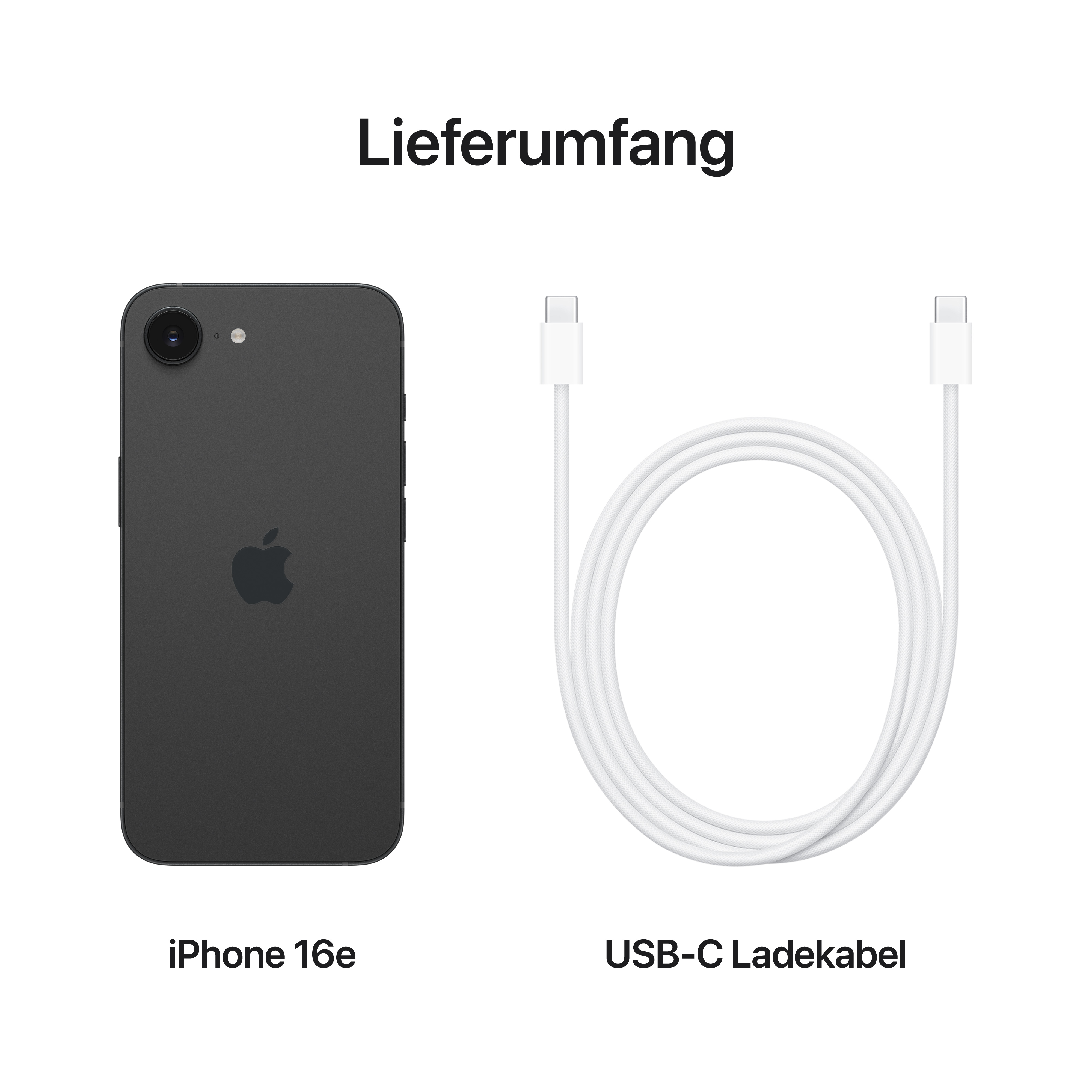 Apple iPhone 16e 128GB Schwarz