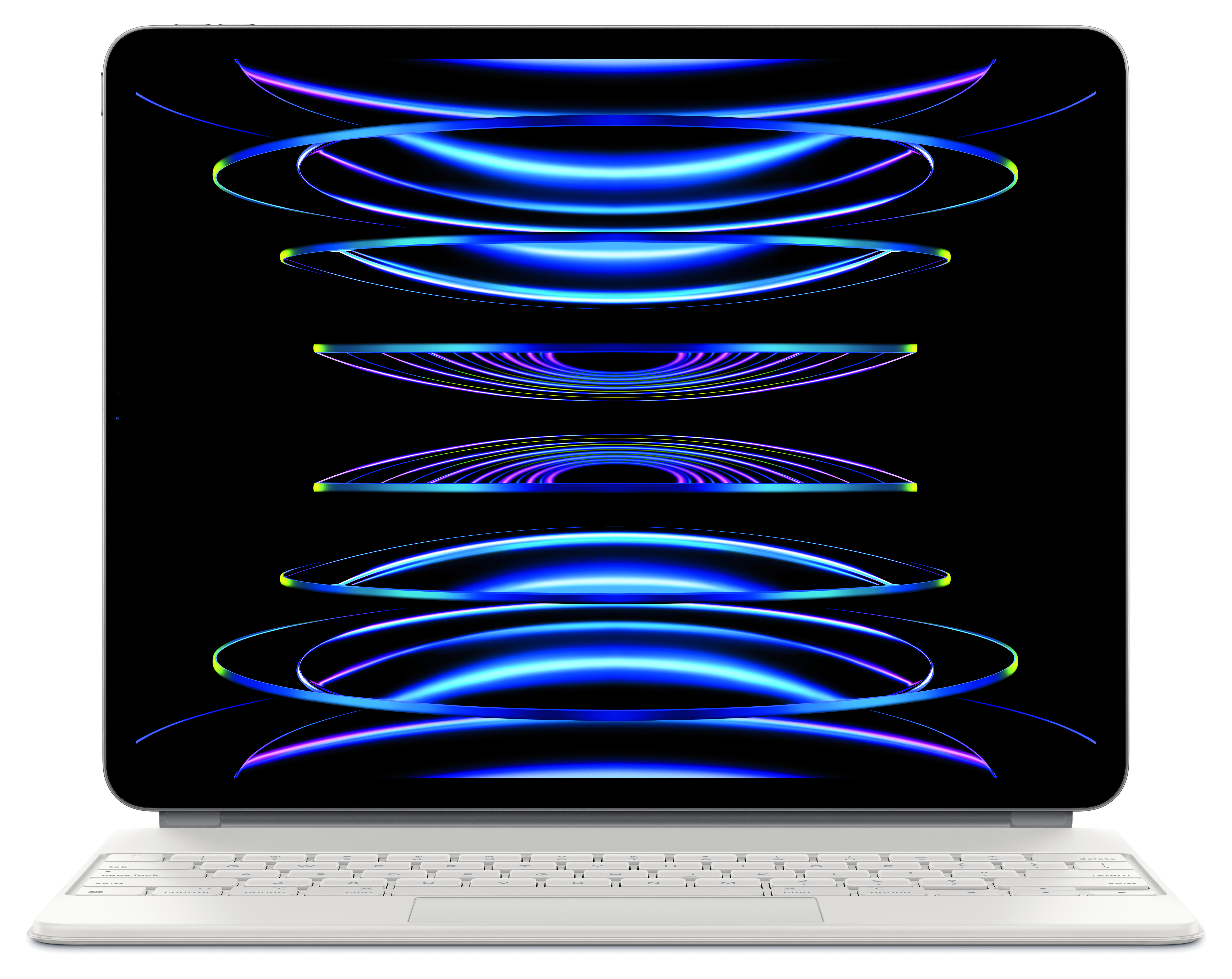 Apple Magic Keyboard iPad Pro 12,9" weiß, 3 - 6 Gen., iPad Air 13" (M2) (International English)