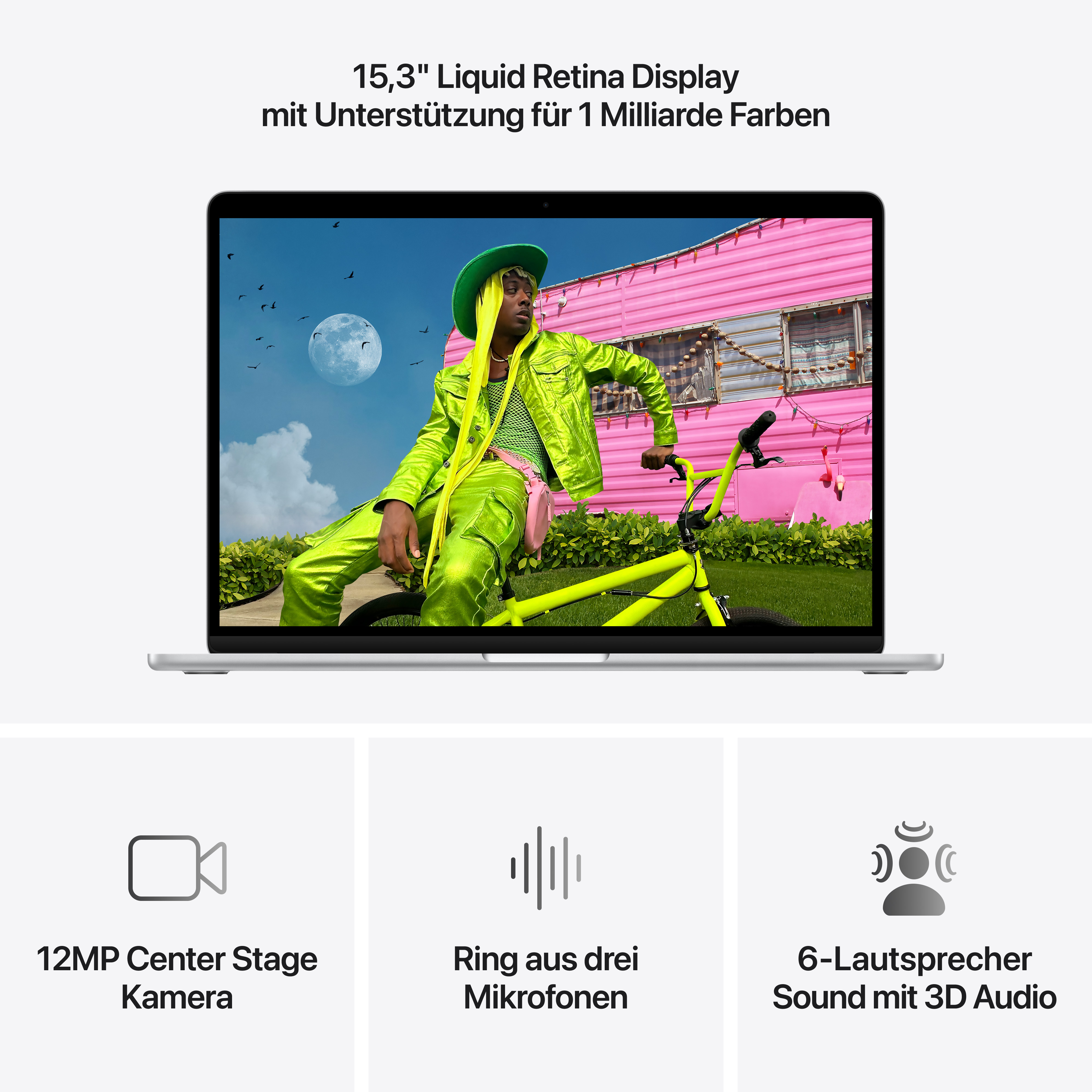 MacBook Air 15" M5 /10-core CPU/10-core GPU/16GB/1TB SSD - Silver