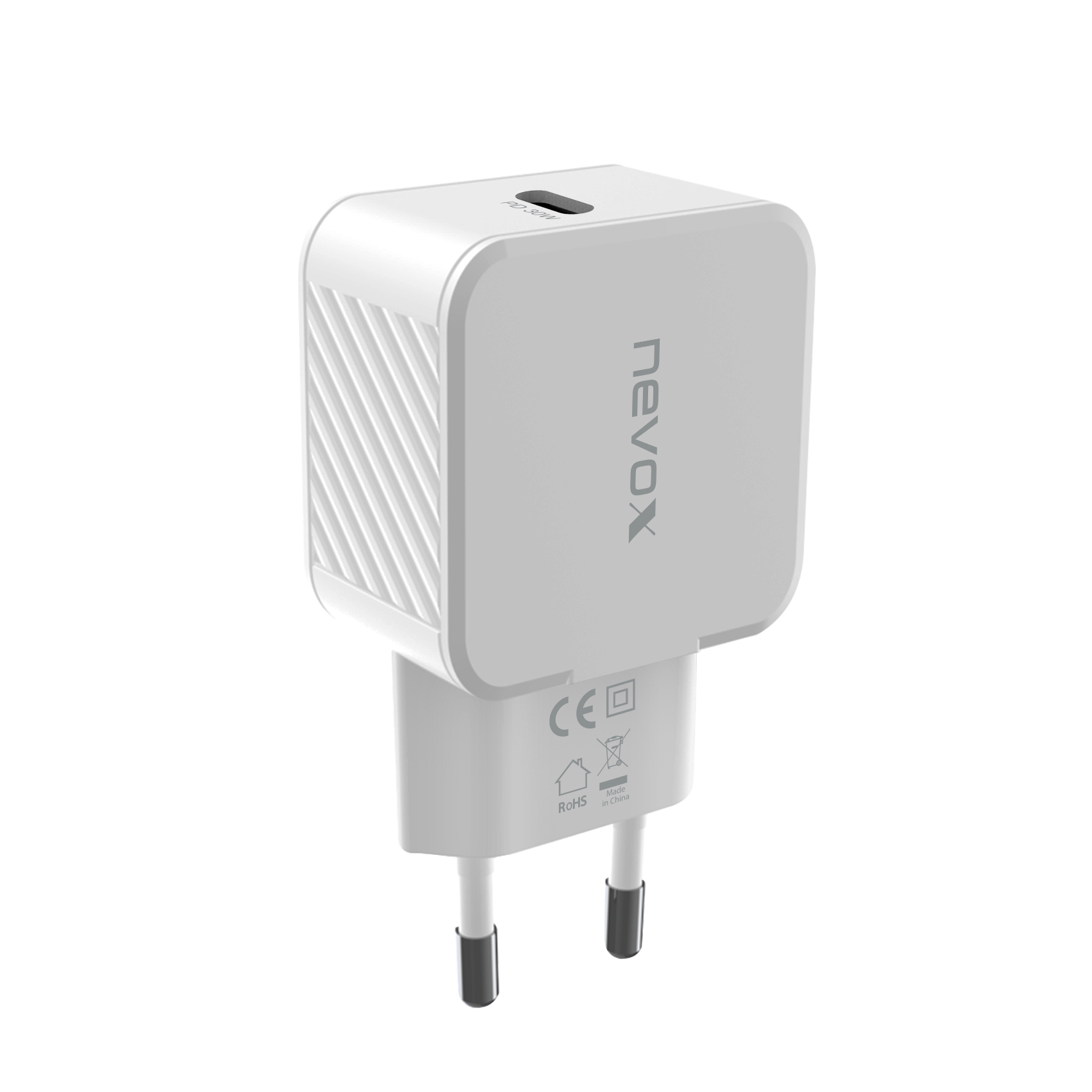 Nevox 1 x USB PD Type C / PPS Ladegerät 30Watt weiss