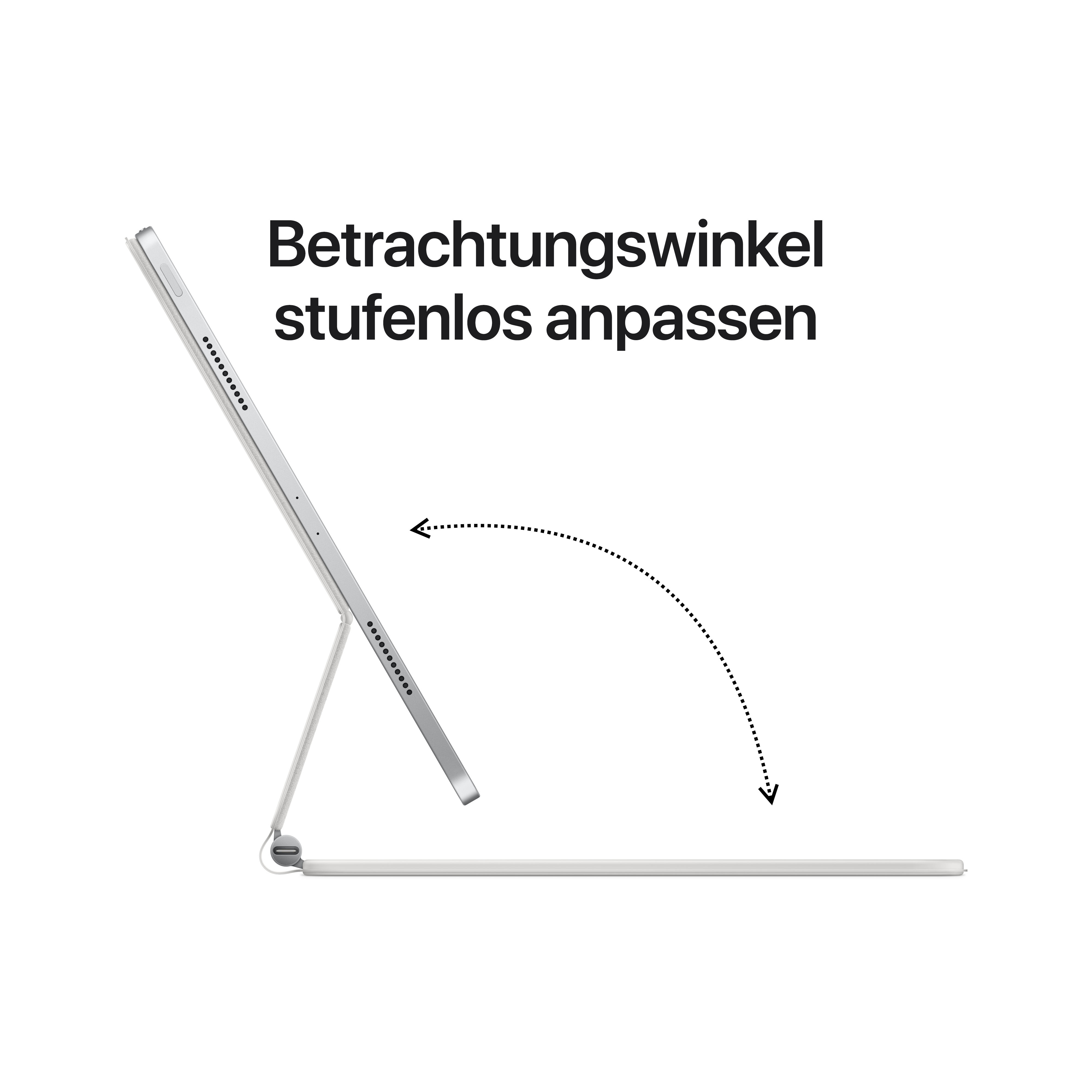 Apple Magic Keyboard for iPad Pro 11" (M4/M5) - Deutsch - White / Weiss