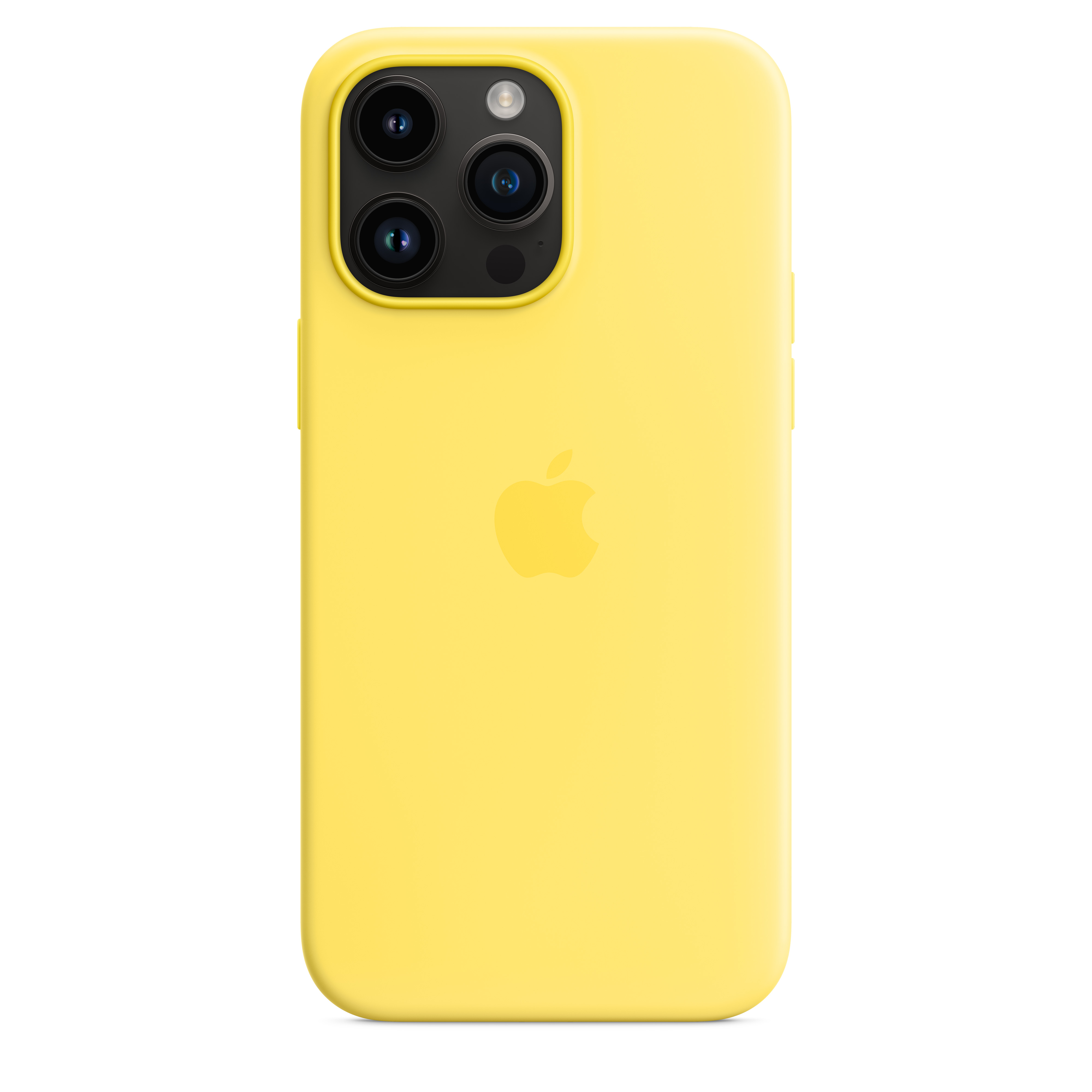 Apple Silikon Case iPhone 14 Pro Max mit MagSafe (kanariengelb)