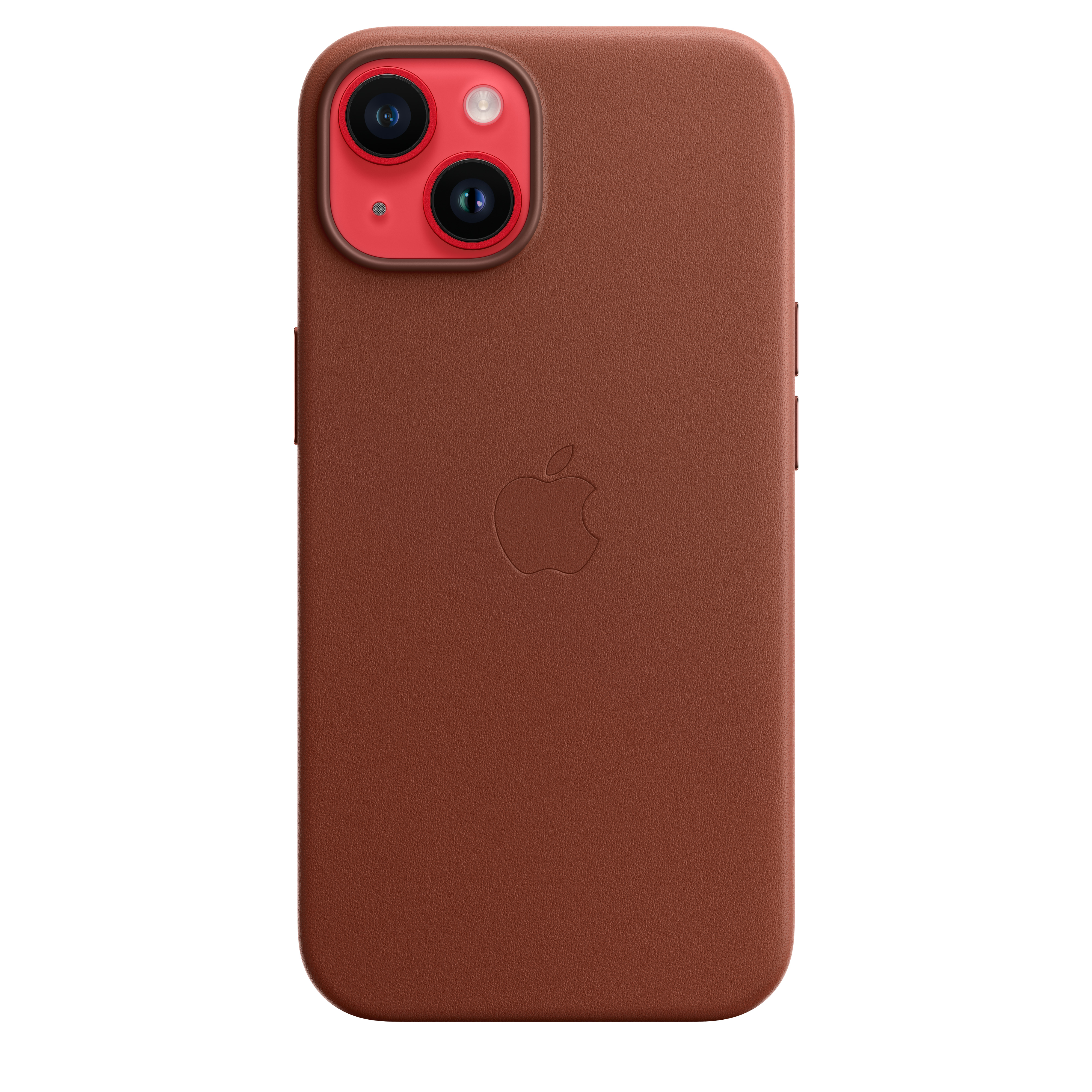 Apple Leder Case iPhone 14 mit MagSafe (umbra)