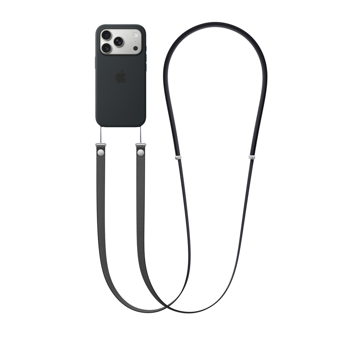 Apple Crossbody Band - Black / Schwarz