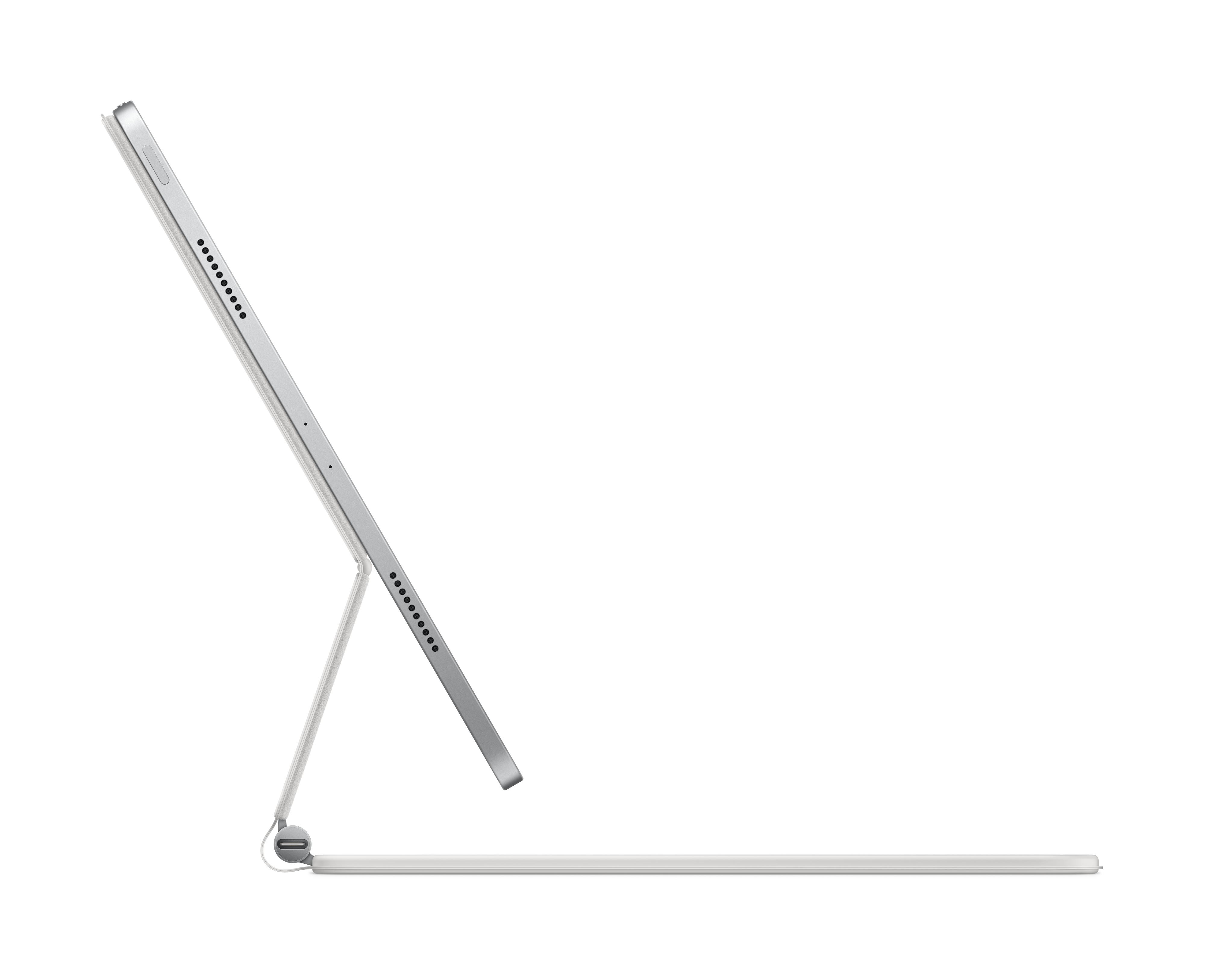 Apple Magic Keyboard iPad Pro 12,9" weiß, 3 - 6 Gen., iPad Air 13" (M2) (International English)