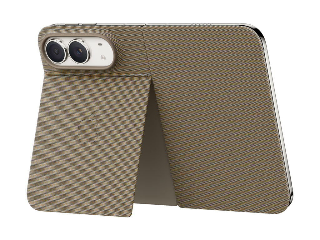 iPhone Duo Folio mit Standfuß - Taupe