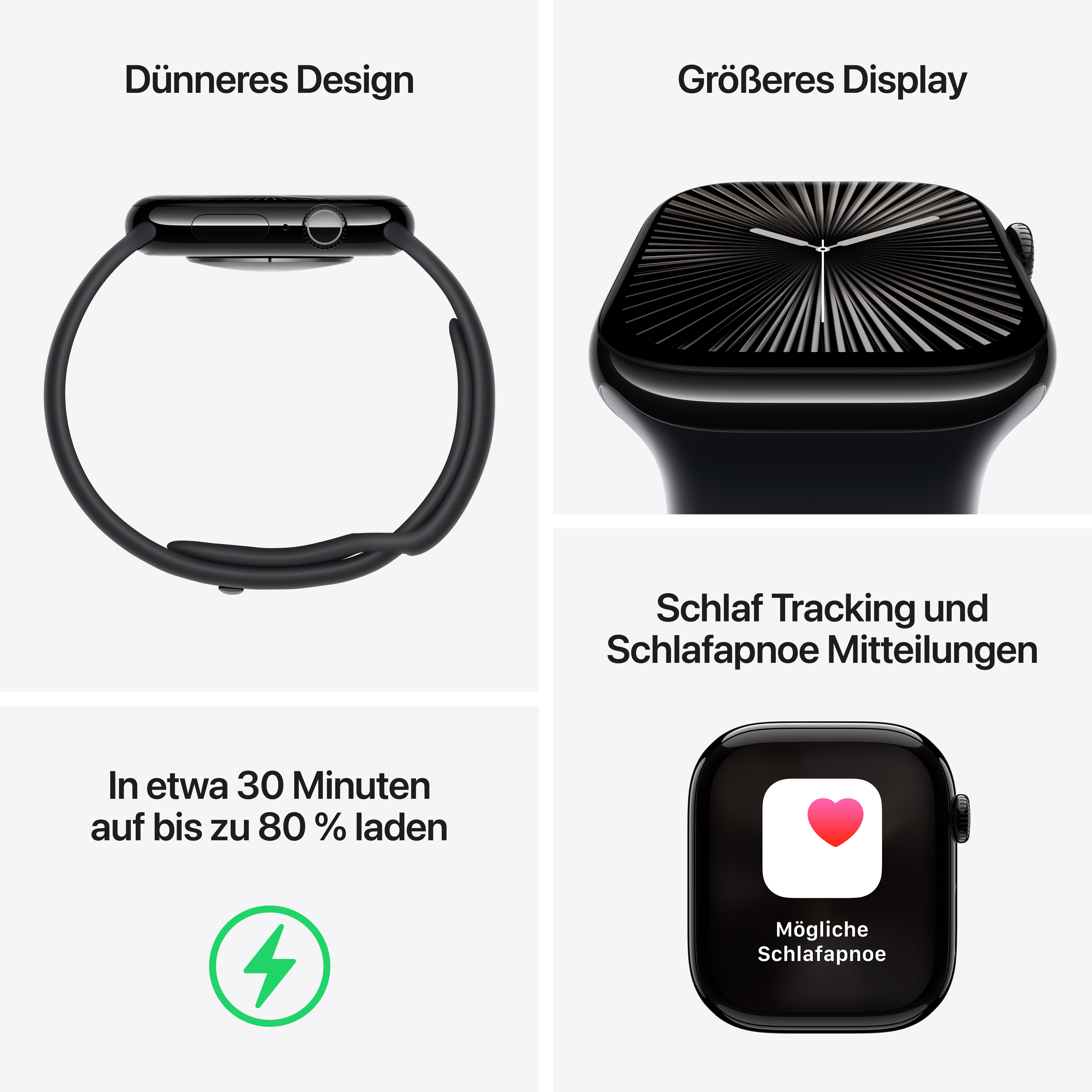 Apple Watch Series 10 GPS + Cellular 46mm Gold Titanium Gehäuse mit Polarstern (Starlight) Sport Band - M/L