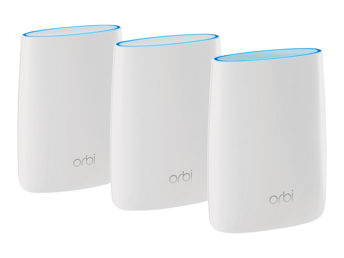 NETGEAR Orbi High-performance AC3000 Tri-band WiFi System Router und Satellit Set - RBK53 (Router, 2 Extender)