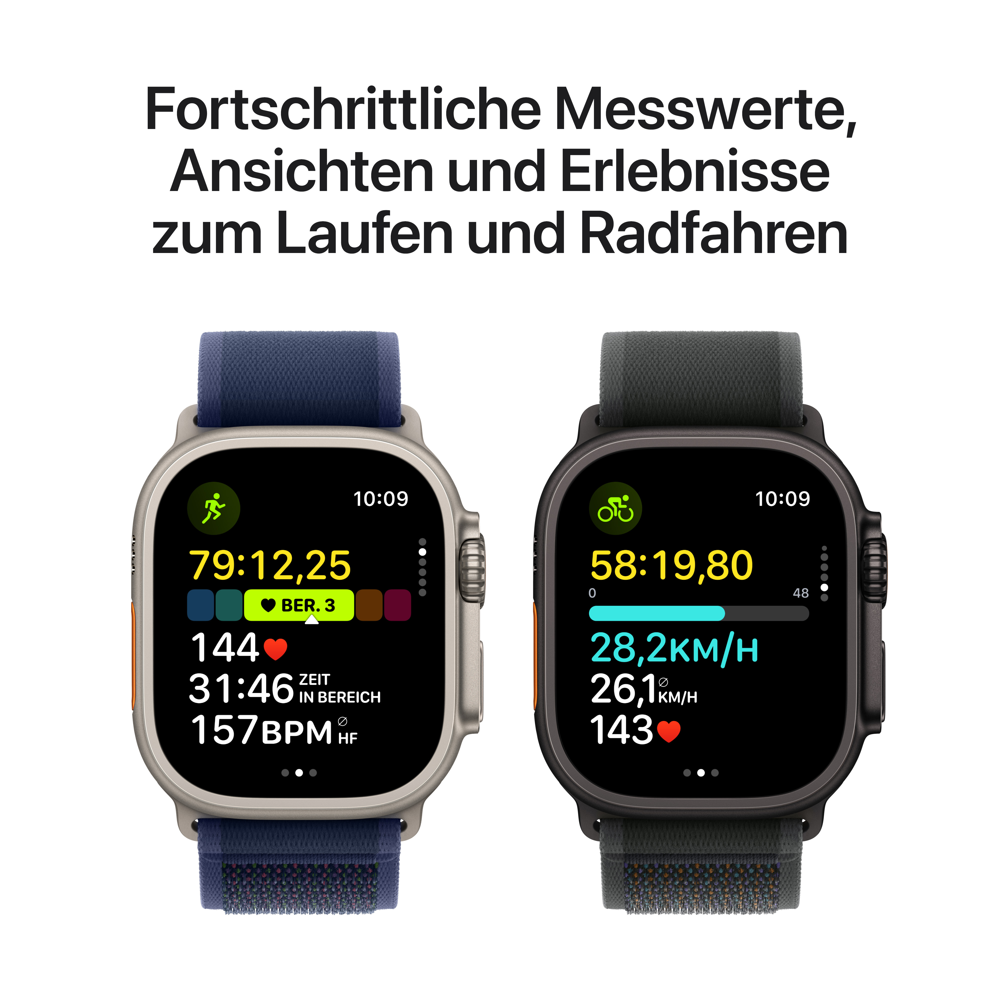 Apple Watch Ultra 2 GPS + Cellular 49mm Natur (Natural) Titanium Gehäuse mit Natur (Natural) Titanium Milanese Loop - S