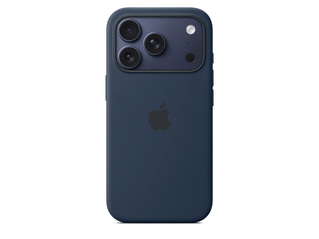 Apple iPhone 17 Pro Silikon Case mit MagSafe - Midnight / Mitternacht