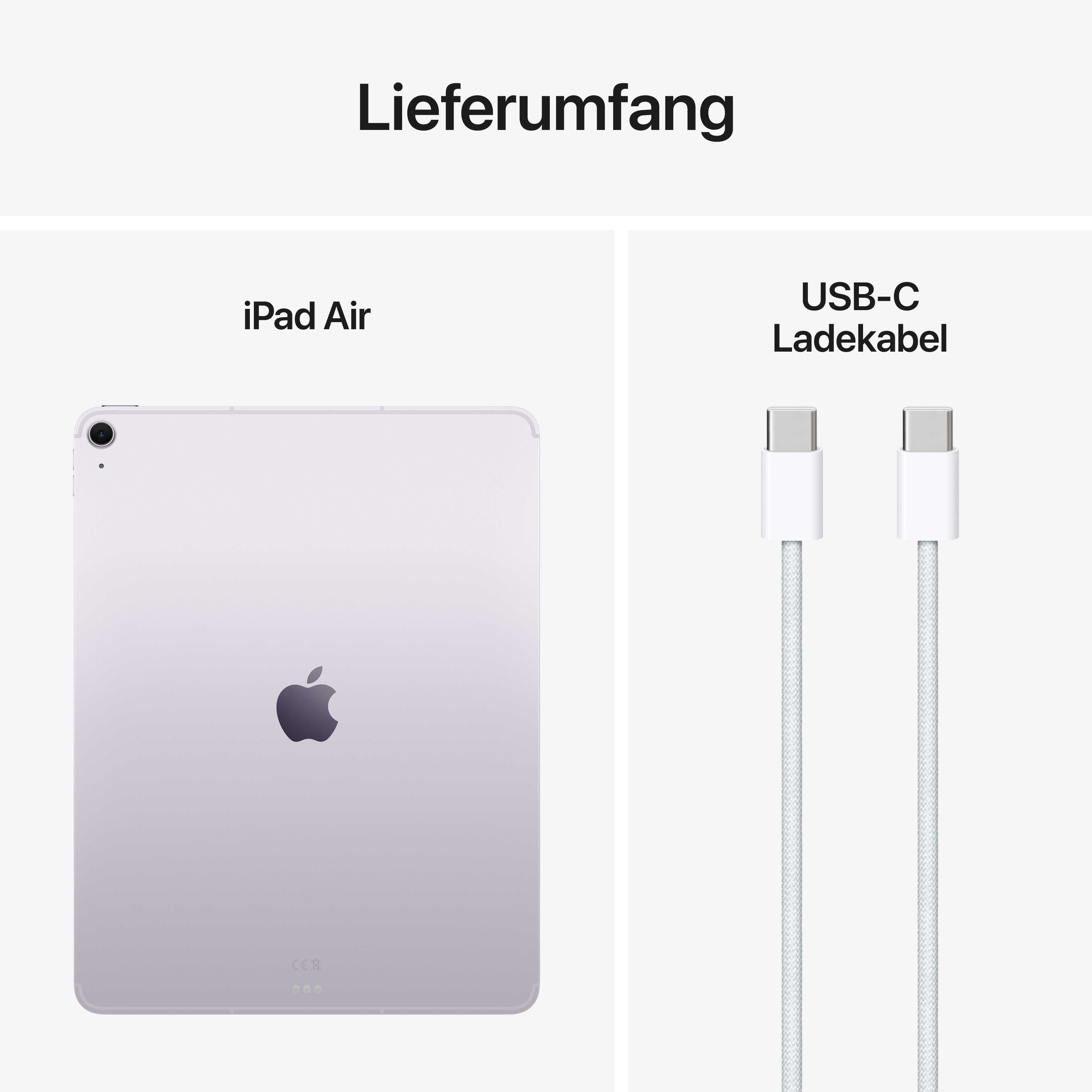 Apple iPad 13" Air Wi-Fi + Cellular 128GB - Violett / Purple (M4)