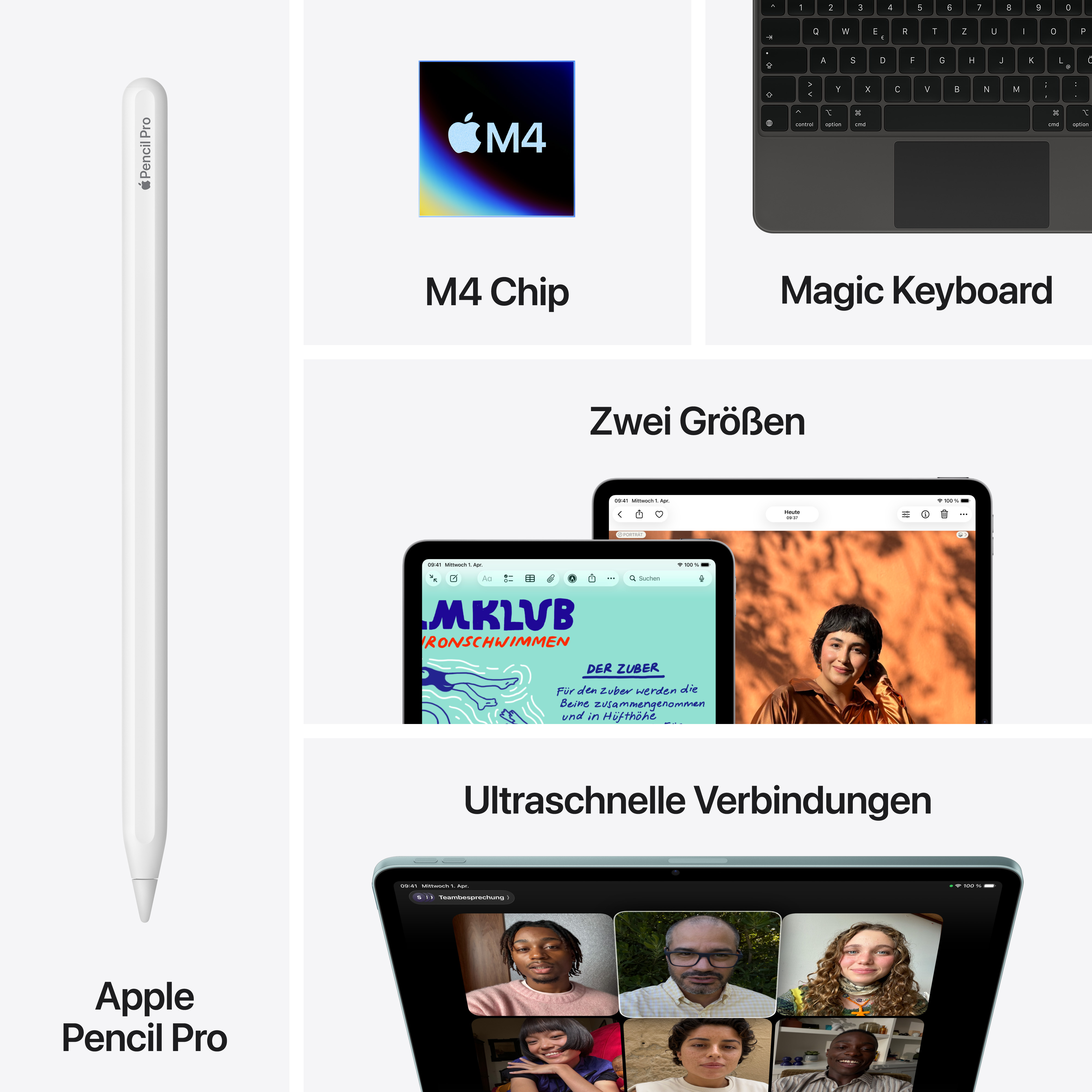 Apple iPad Air 11" Wi-Fi 1TB - Blau / Blue (M4)