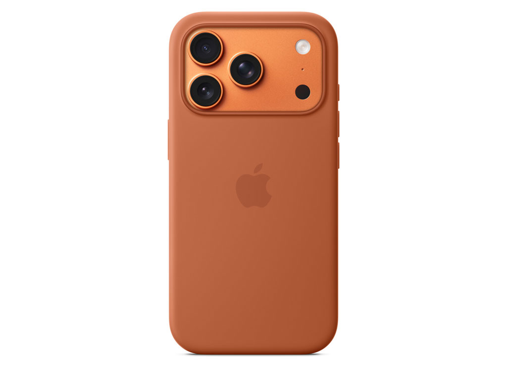 Apple iPhone 17 Pro Silikon Case mit MagSafe - Terra Cotta / Terracotta