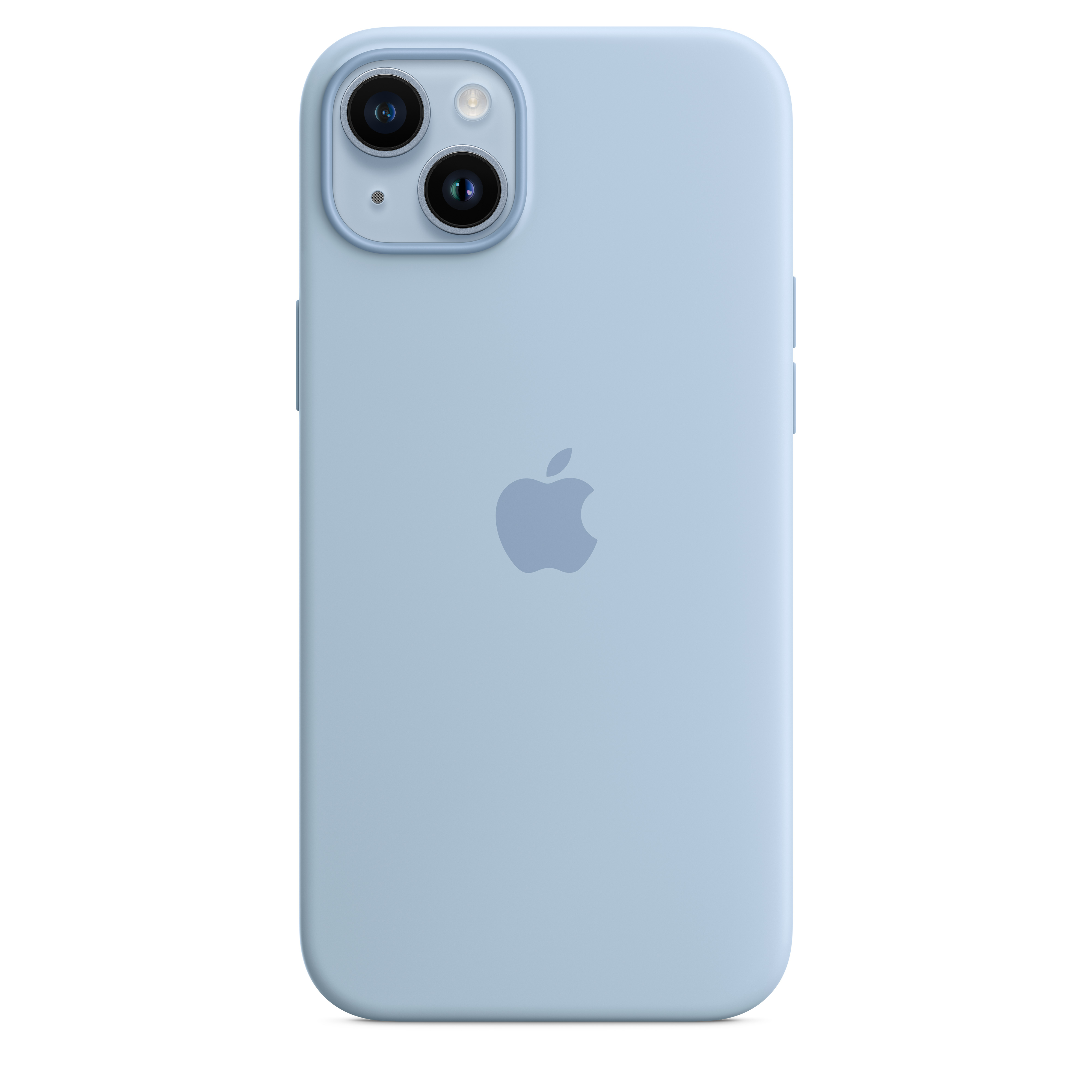 Apple Silikon Case iPhone 14 Plus mit MagSafe (himmel)