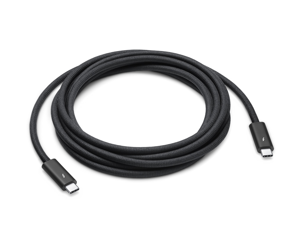 Apple Thunderbolt 4 Pro (USB-C) Kabel 3m (schwarz)