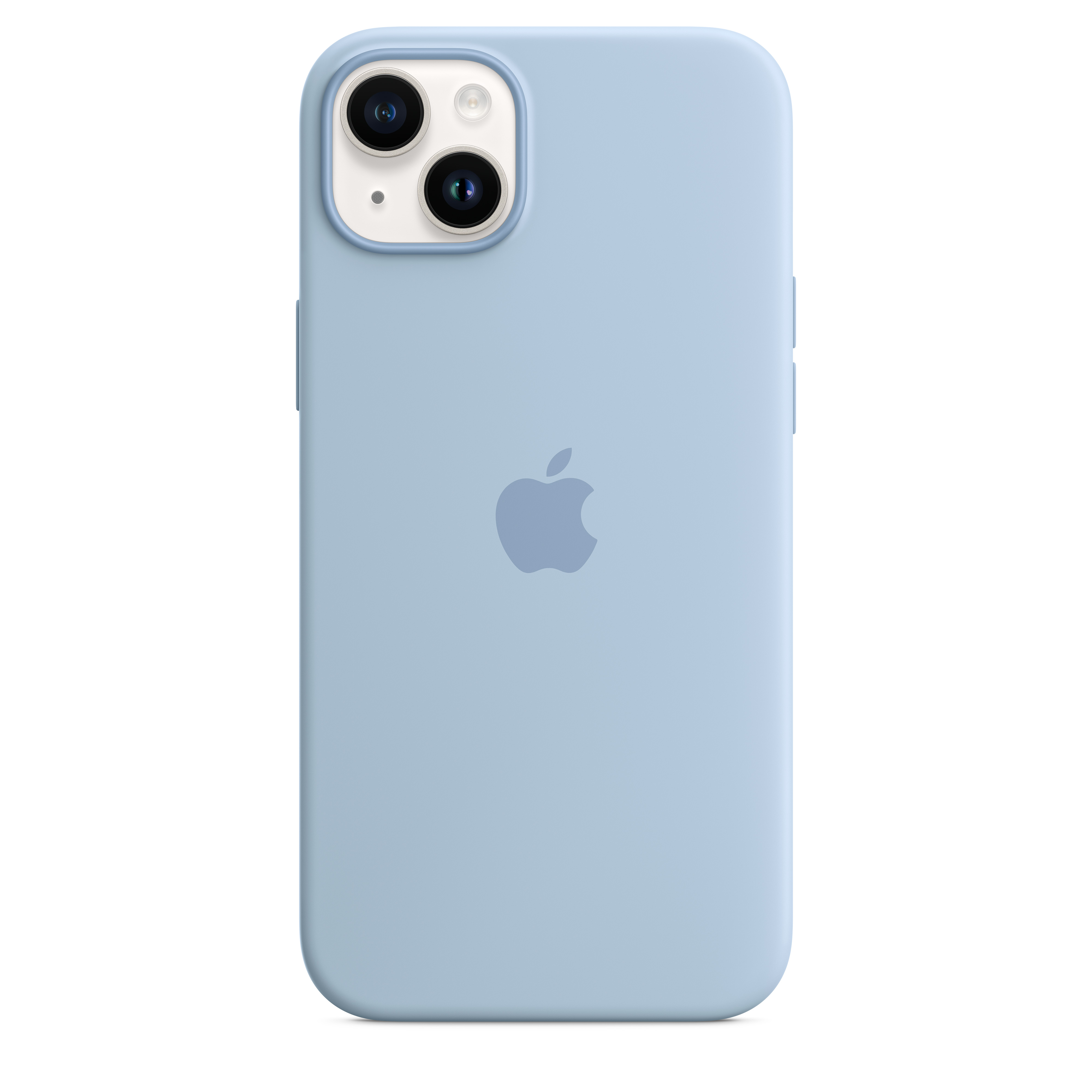 Apple Silikon Case iPhone 14 Plus mit MagSafe (himmel)