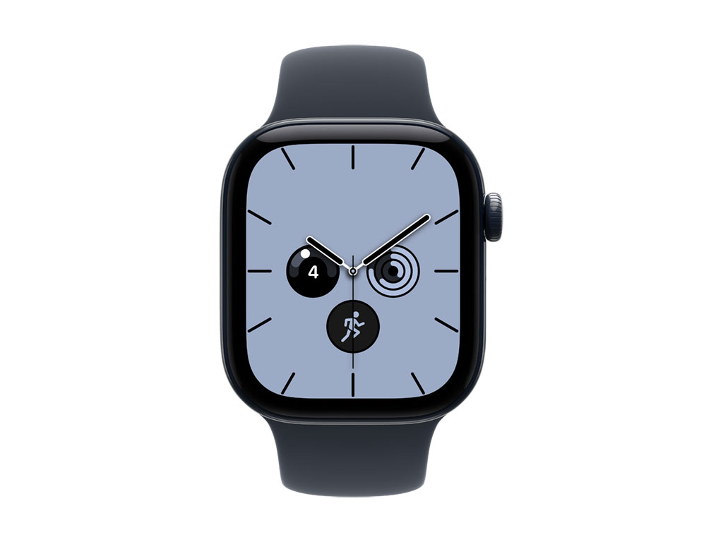 Apple Watch Series 12 GPS + Cellular 42mm Keramikgehäuse Nachtblau, Sportarmband Navyblau - S/M
