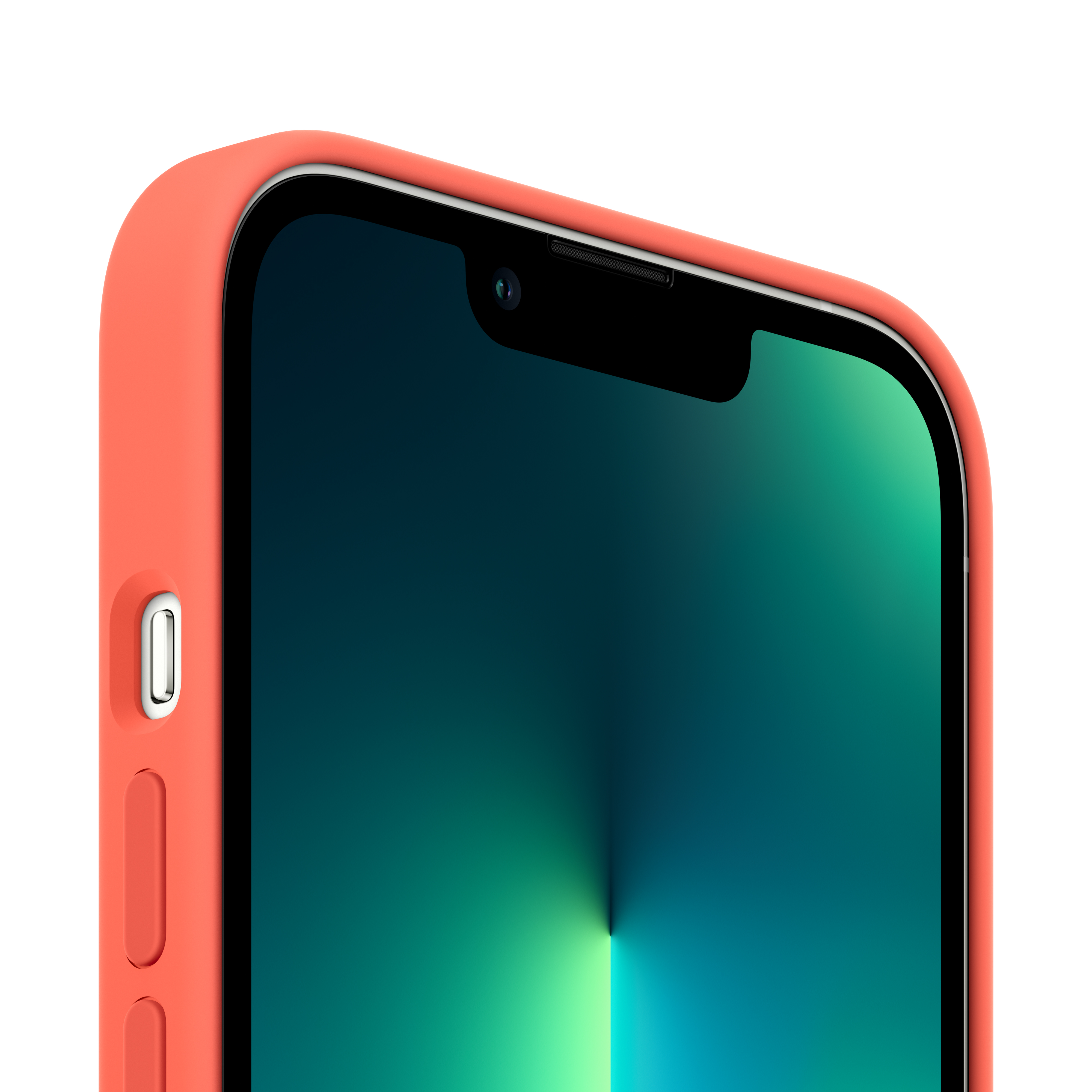 iPhone 13 Pro Max Silikoncase mit MagSafe – Nektarine