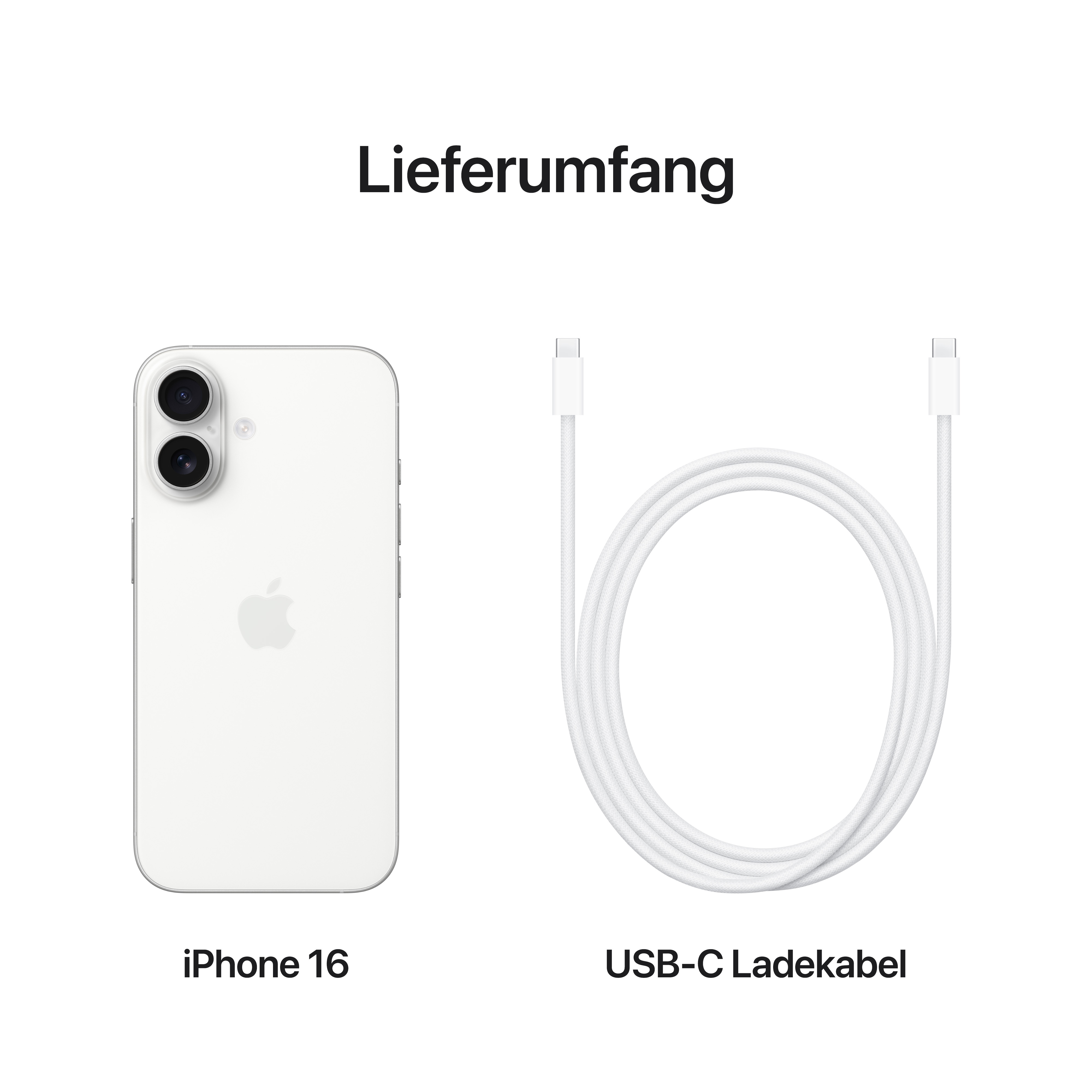 Apple iPhone 16 128GB Weiss (White)