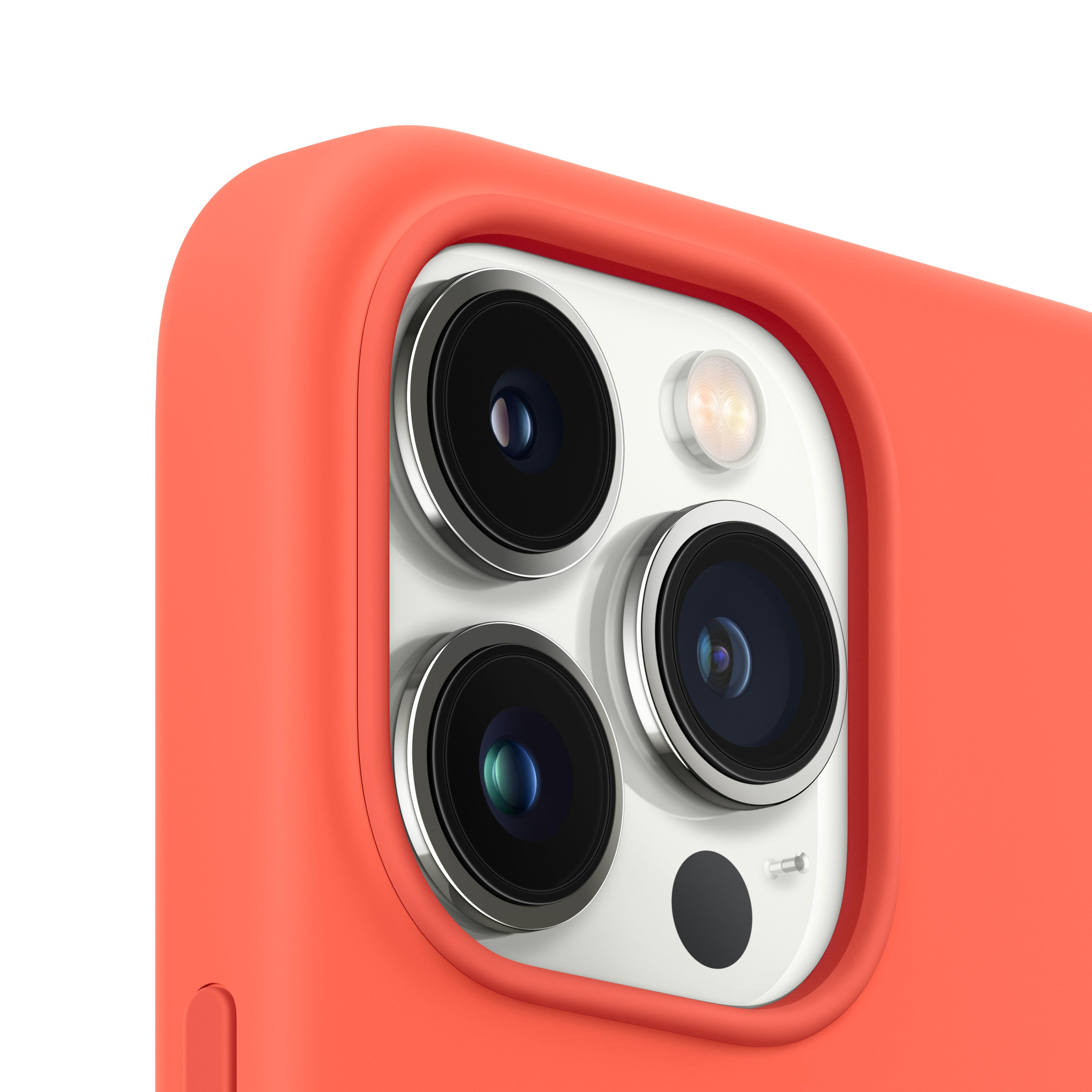 iPhone 13 Pro Max Silikoncase mit MagSafe – Nektarine