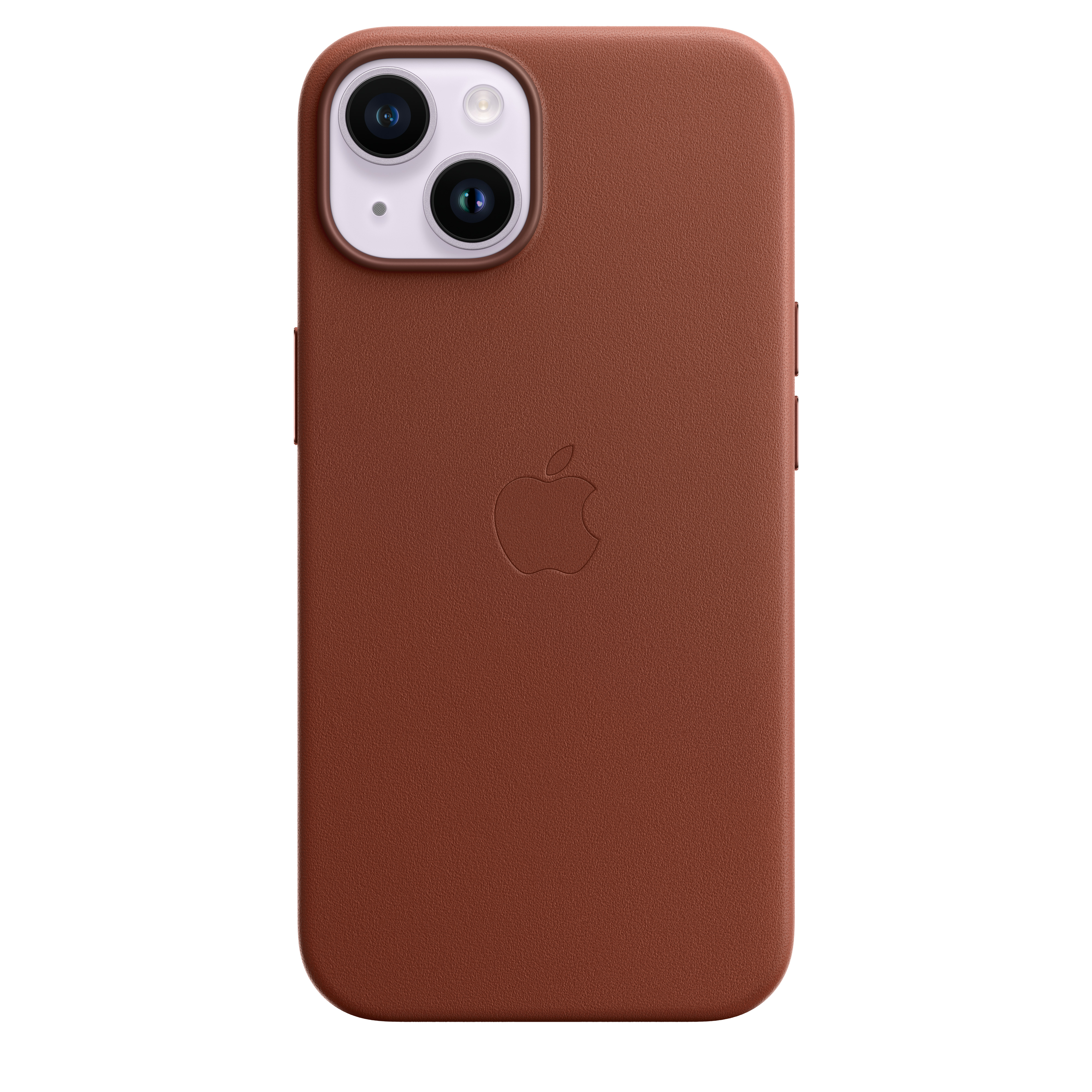 Apple Leder Case iPhone 14 mit MagSafe (umbra)