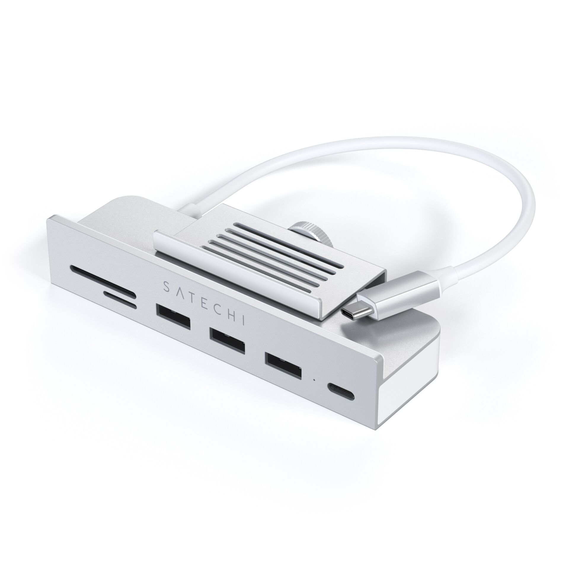 Satechi USB-C Clamp Hub for 24" iMac silver