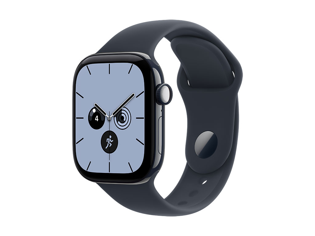 Apple Watch Series 12 GPS + Cellular 42mm Keramikgehäuse Nachtblau, Sportarmband Navyblau - S/M