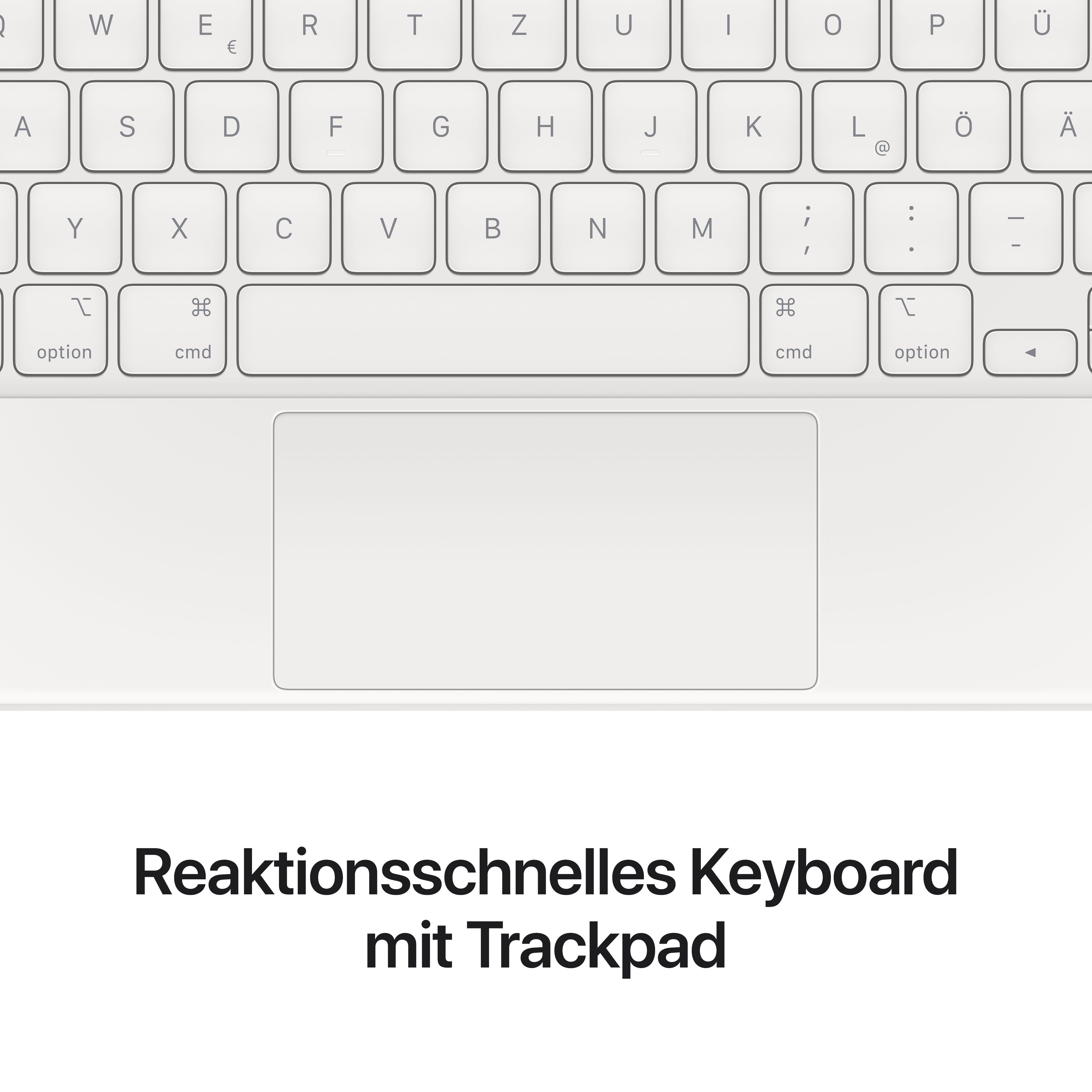Apple Magic Keyboard for iPad Pro 11" (M4/M5) - Deutsch - White / Weiss
