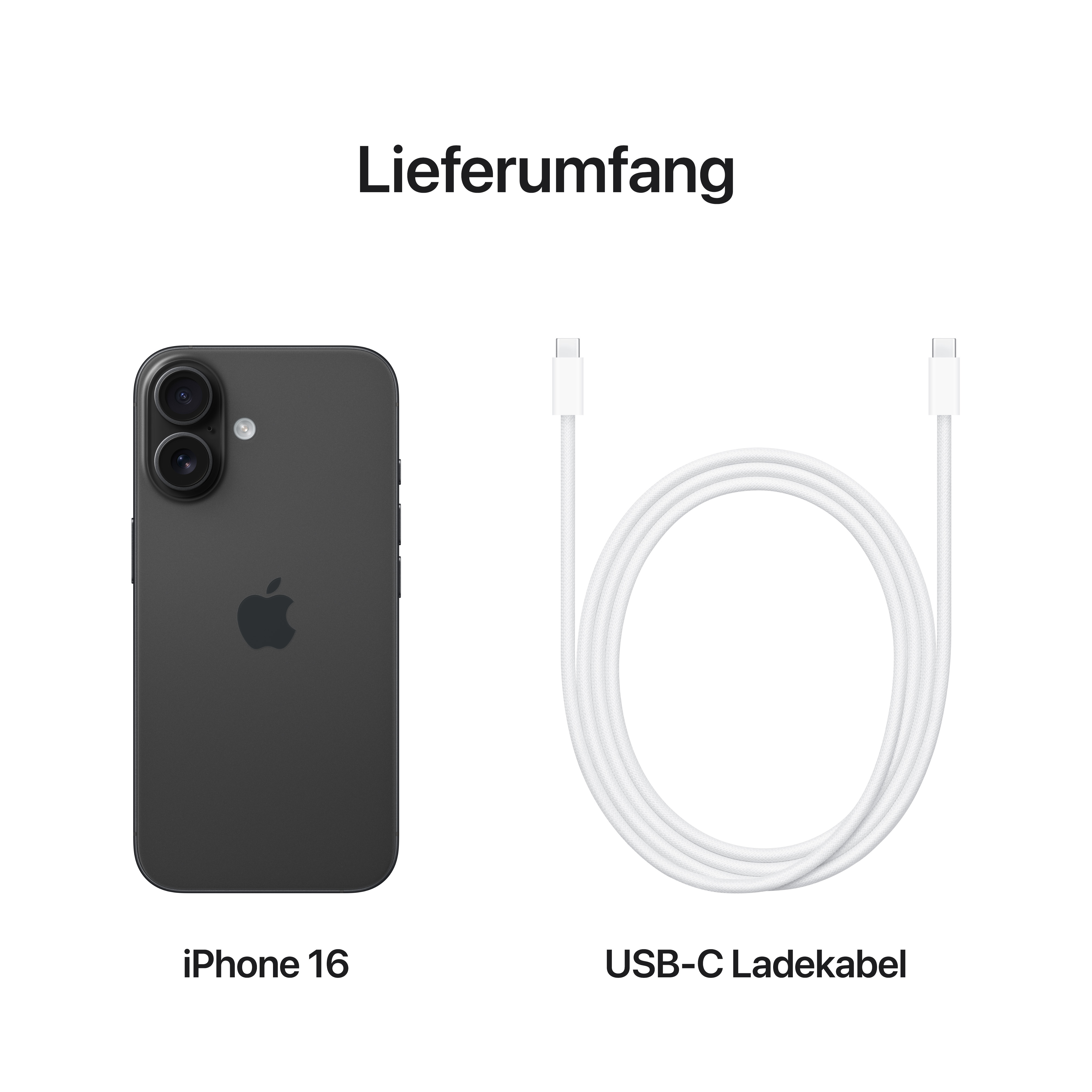 Apple iPhone 16 128GB Schwarz