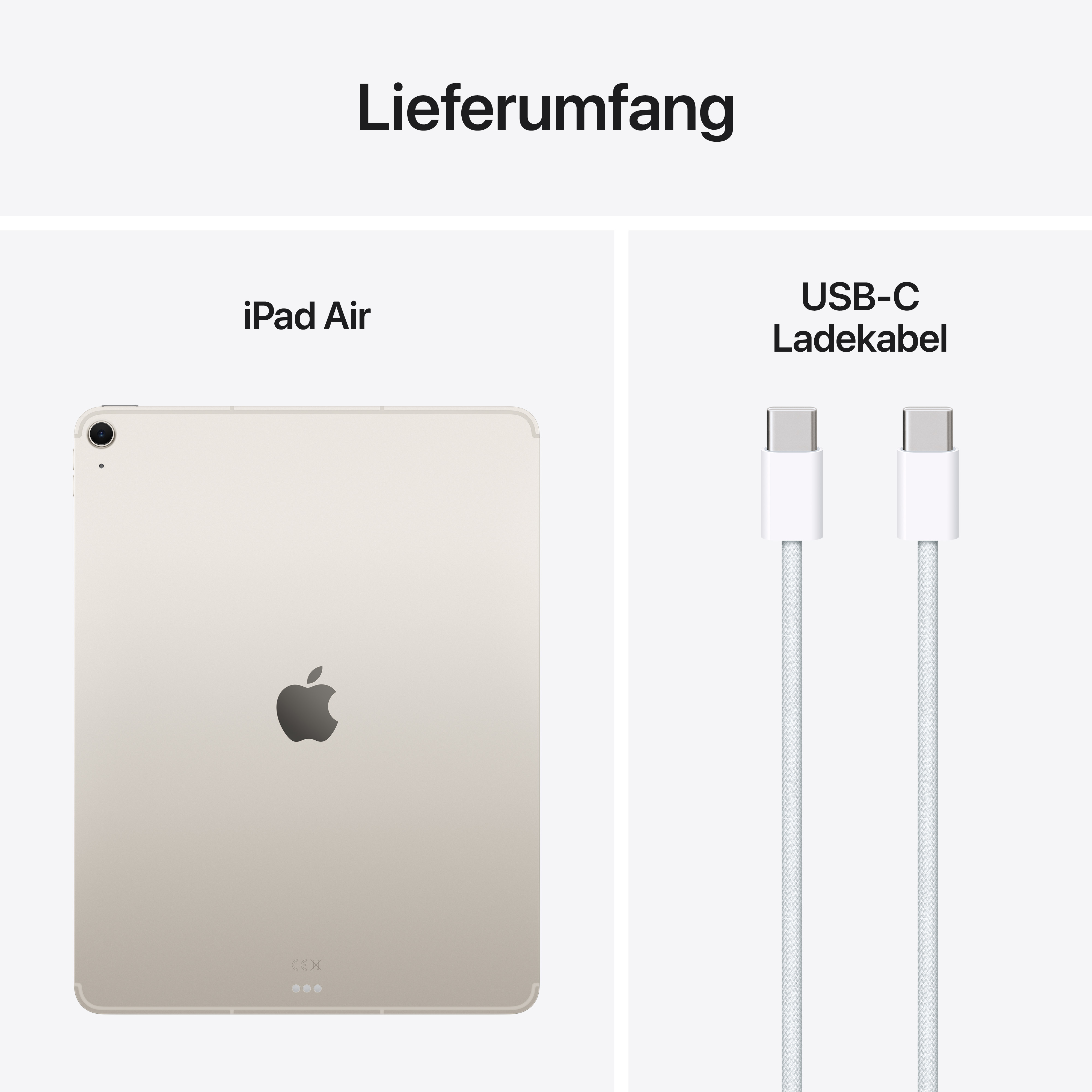 Apple iPad 13" Air Wi-Fi + Cellular 512GB - Polarstern / Starlight (M3)