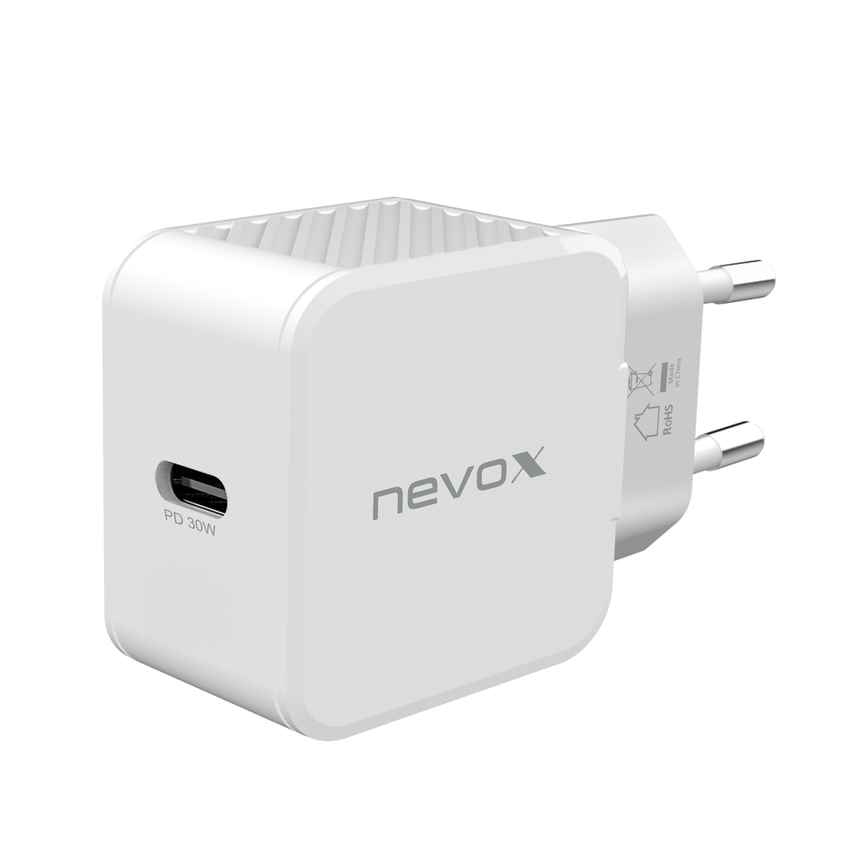 Nevox 1 x USB PD Type C / PPS Ladegerät 30Watt weiss