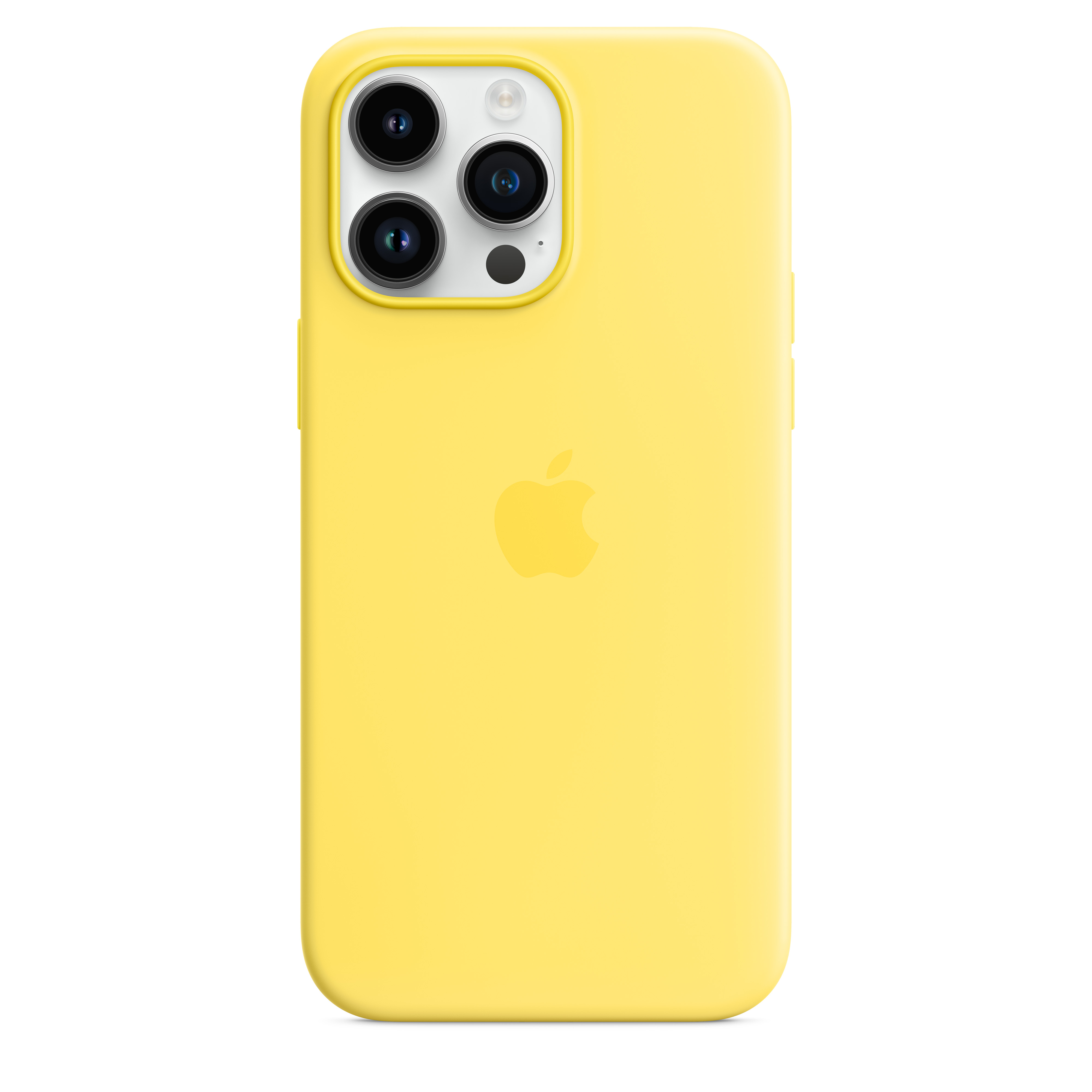 Apple Silikon Case iPhone 14 Pro Max mit MagSafe (kanariengelb)