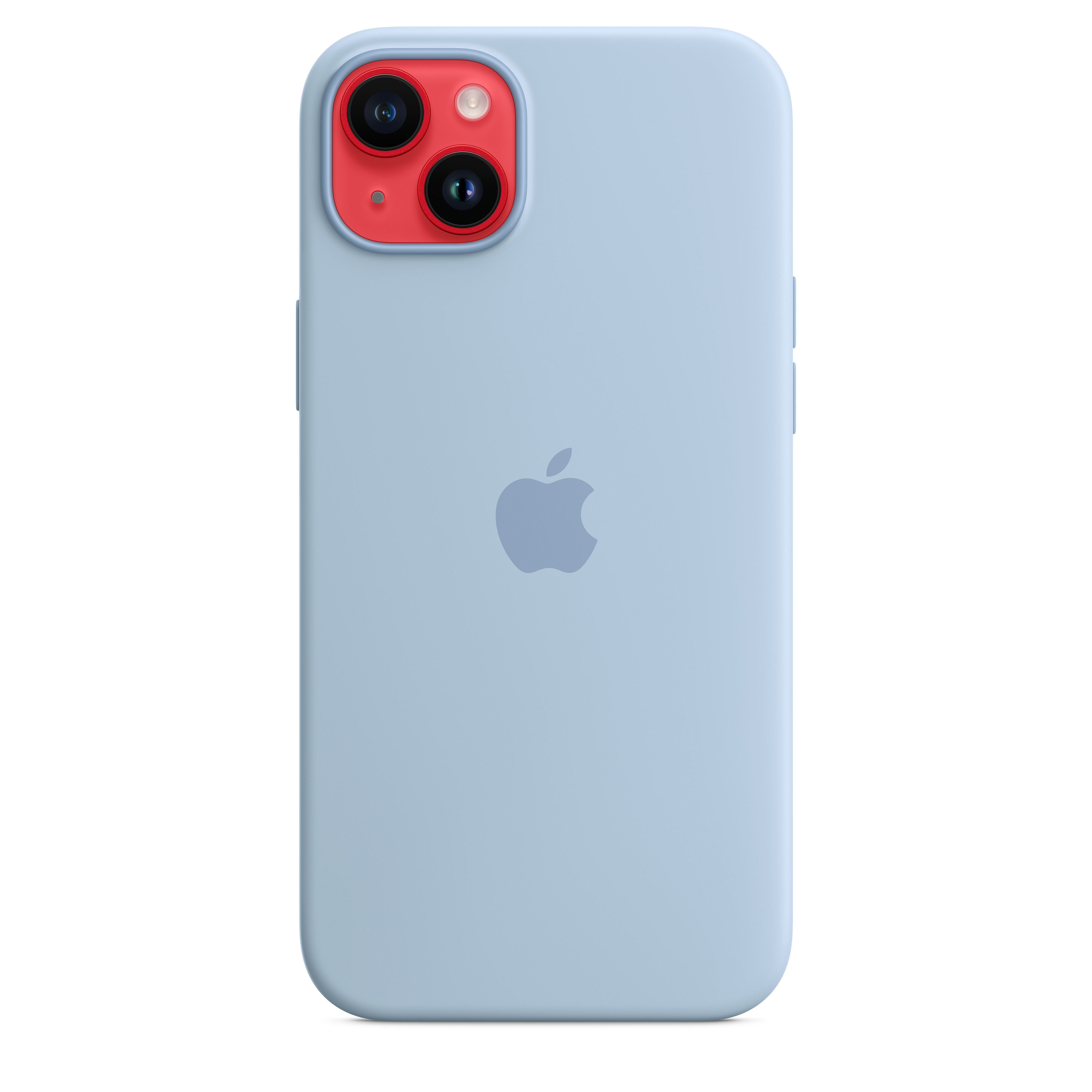Apple Silikon Case iPhone 14 Plus mit MagSafe (himmel)