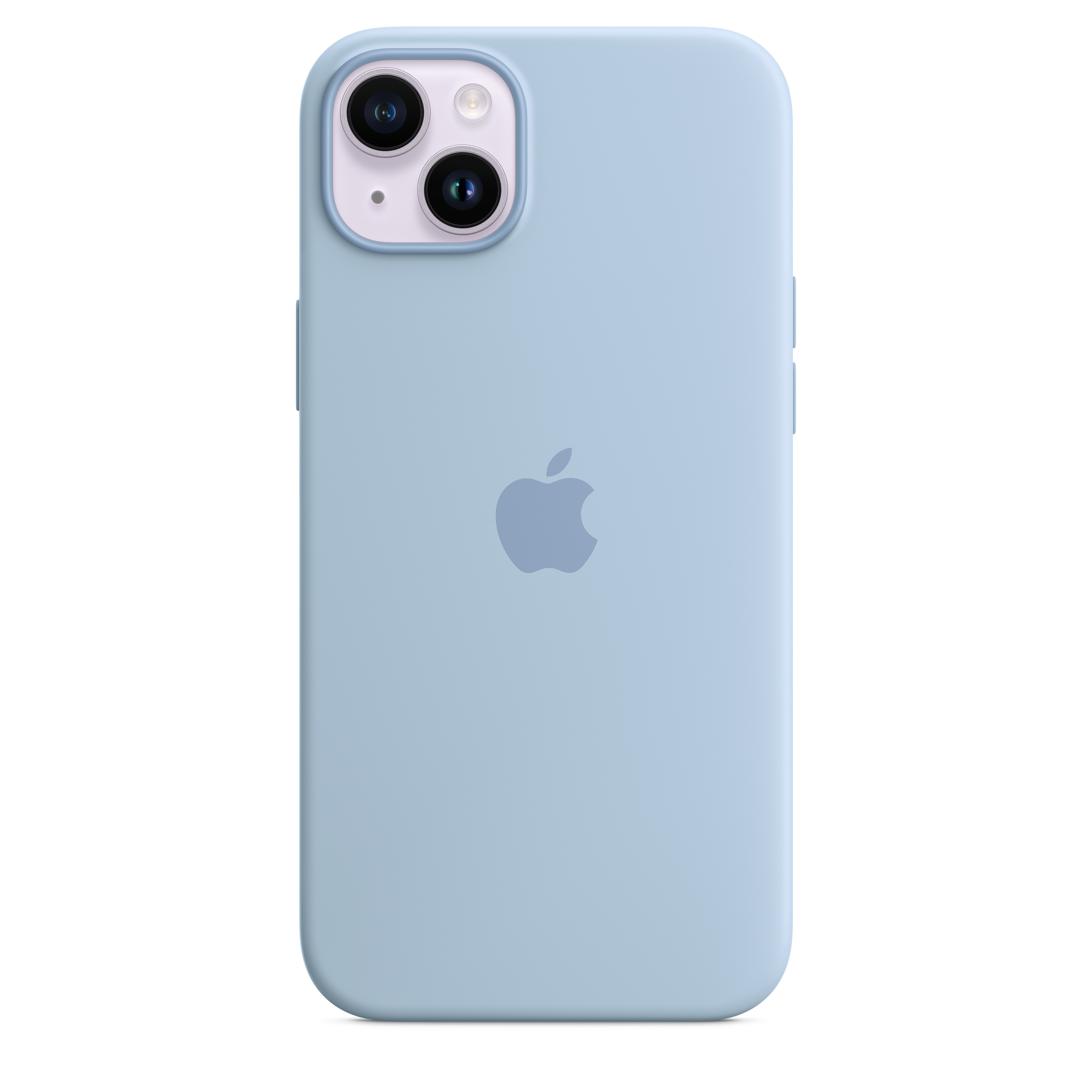 Apple Silikon Case iPhone 14 Plus mit MagSafe (himmel)