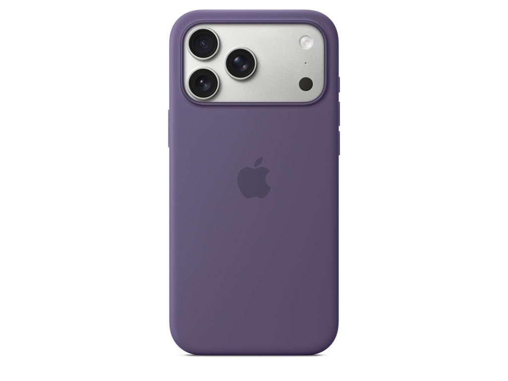 Apple iPhone 17 Pro Max Silikon Case mit MagSafe - Purple Fog / Nebelviolett